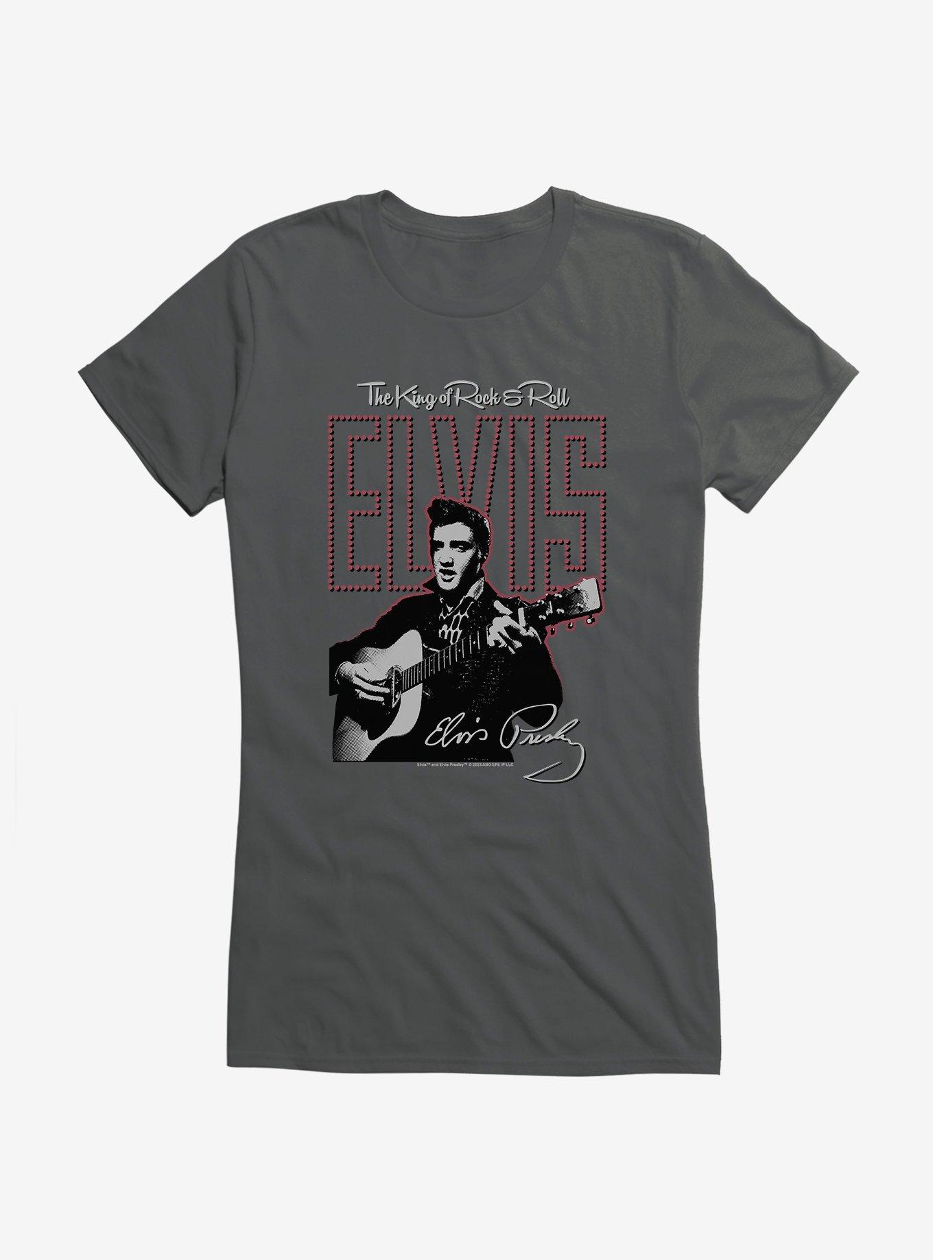 Elvis The King Of Rock & Roll Girls T-Shirt, , hi-res