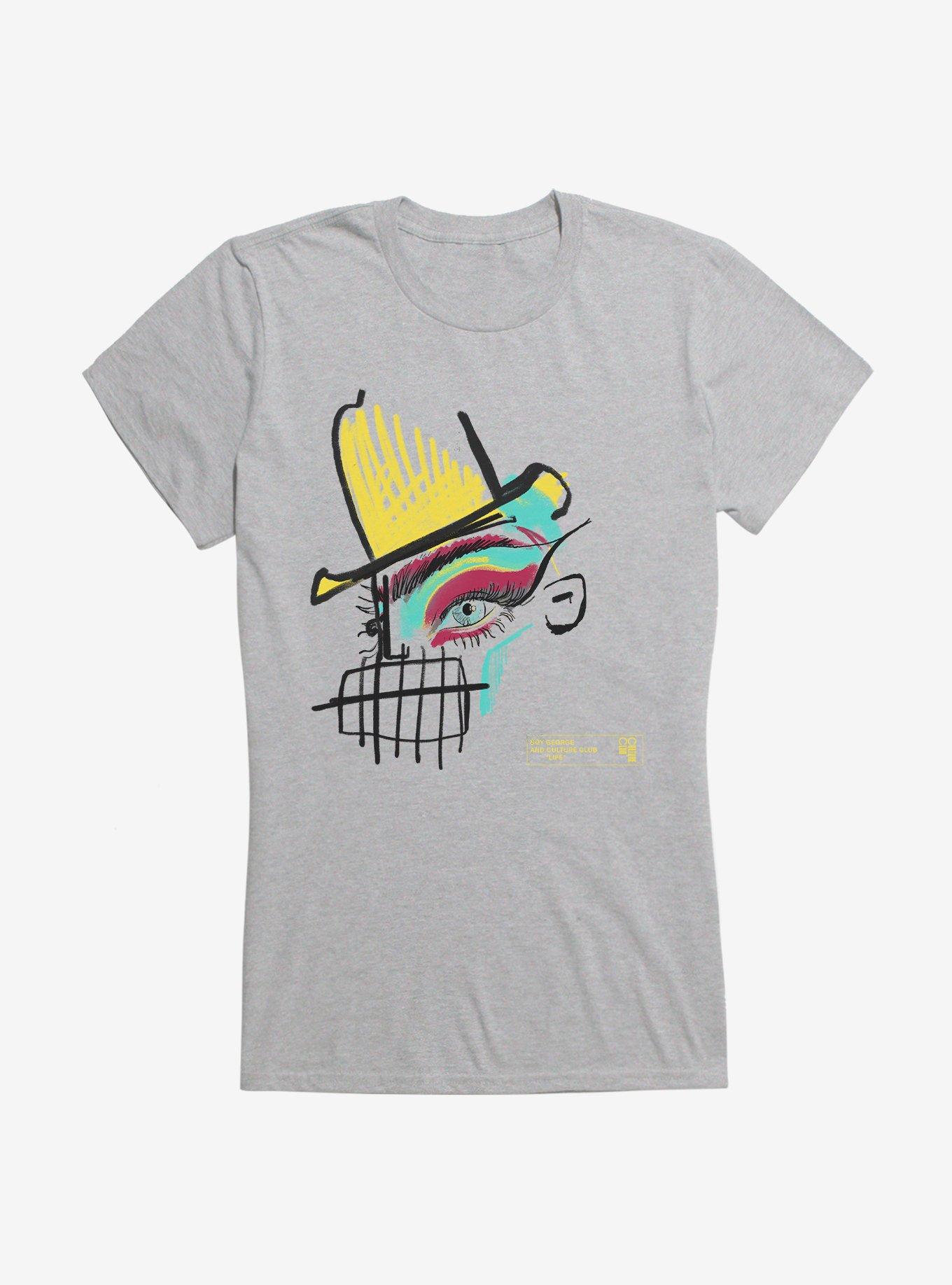 Boy George & Culture Club Artwork Girls T-Shirt, SPORT GRAY, hi-res