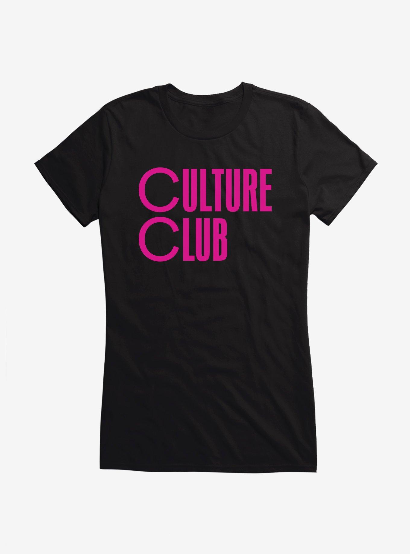 Boy George & Culture Club Culture Club Font Girls T-Shirt, BLACK, hi-res
