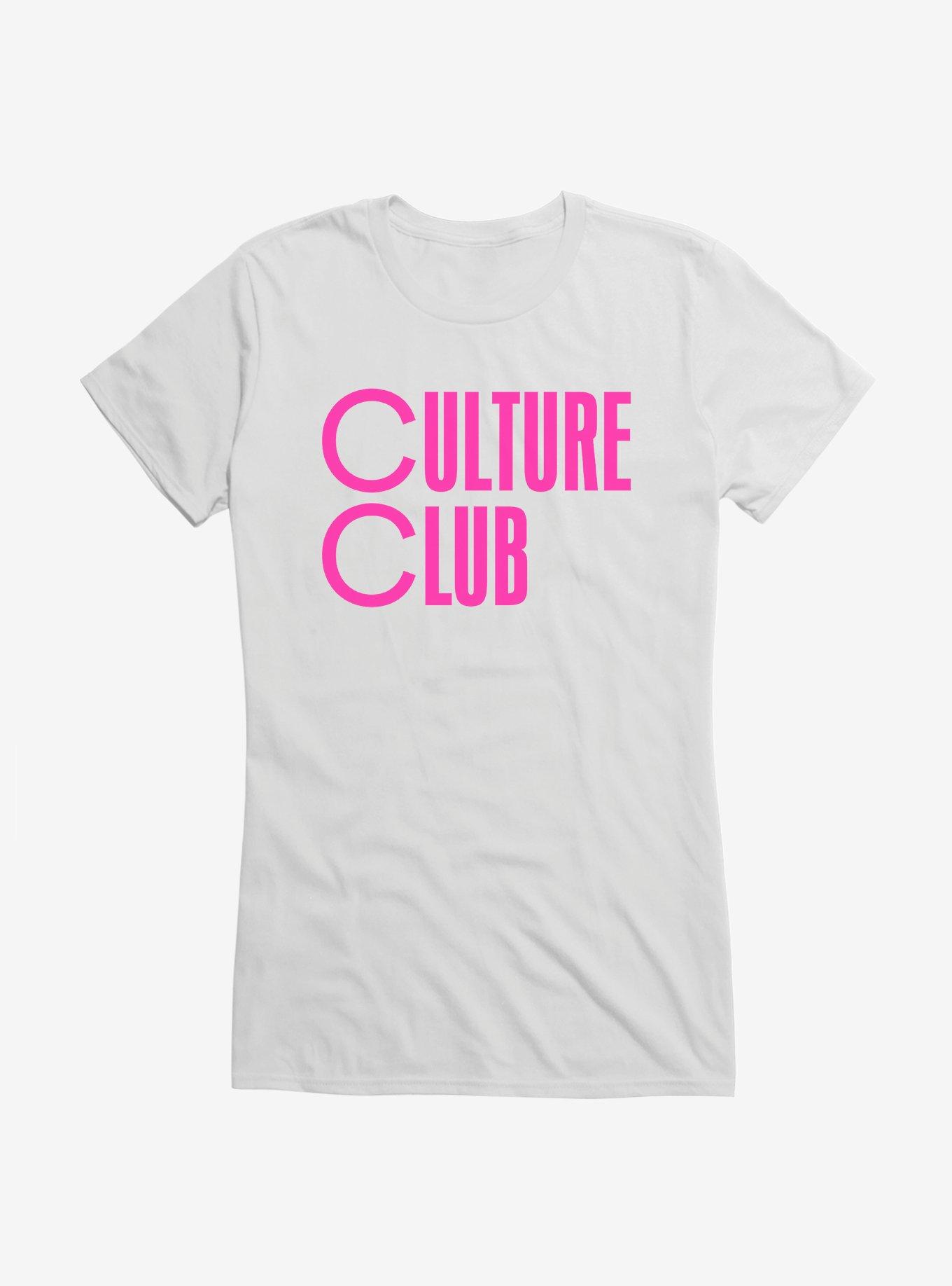 Boy George & Culture Club Culture Club Font Girls T-Shirt, WHITE, hi-res