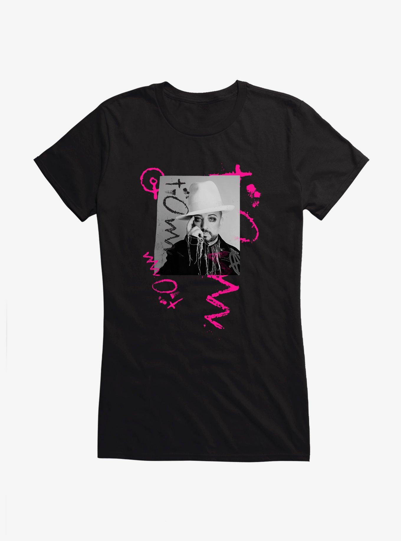 Boy George & Culture Club Hat Picture Girls T-Shirt, , hi-res