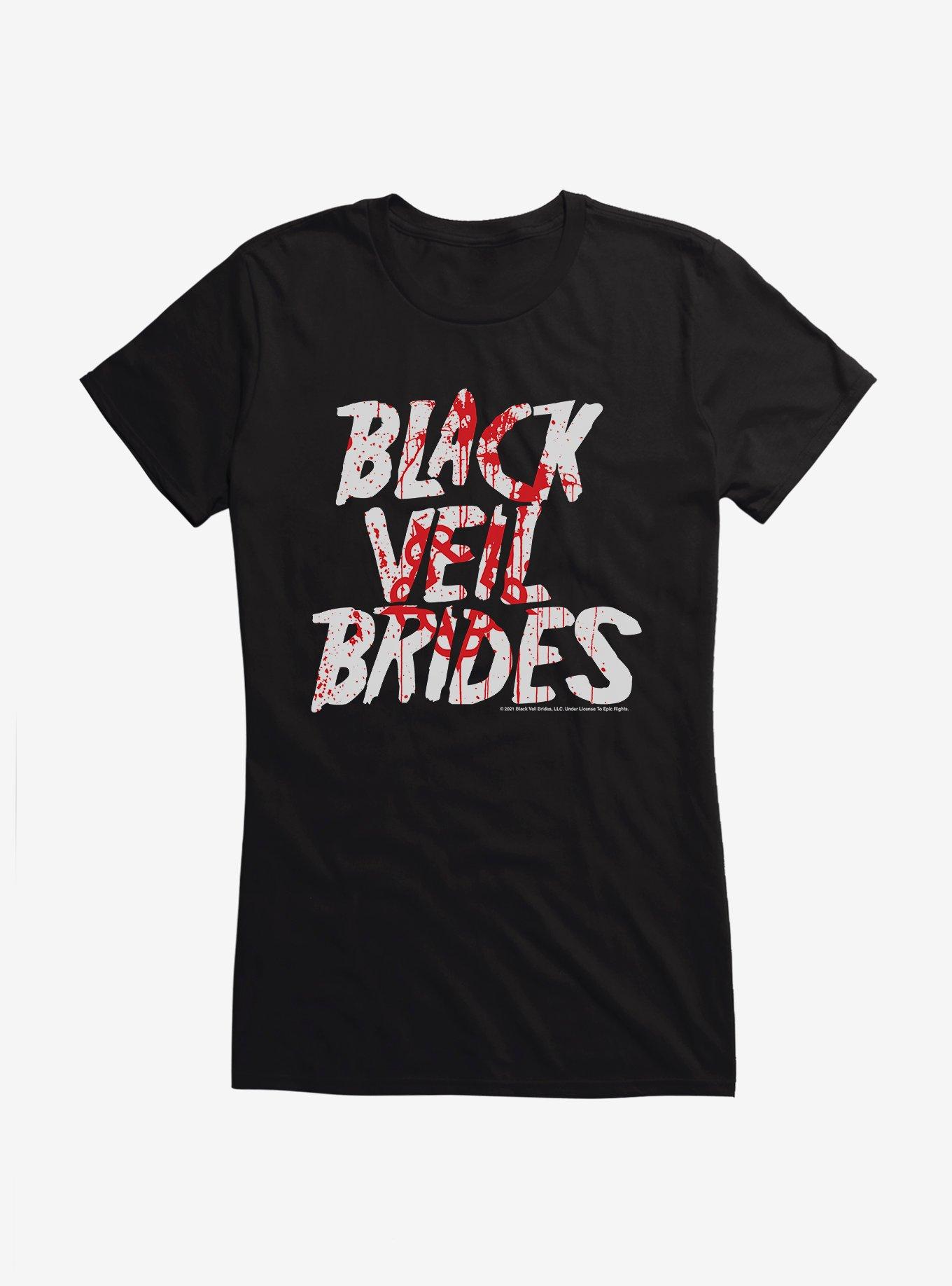 Hot Topic Black Veil Brides Band Logo Girls T Shirt Bayshore Shopping Centre