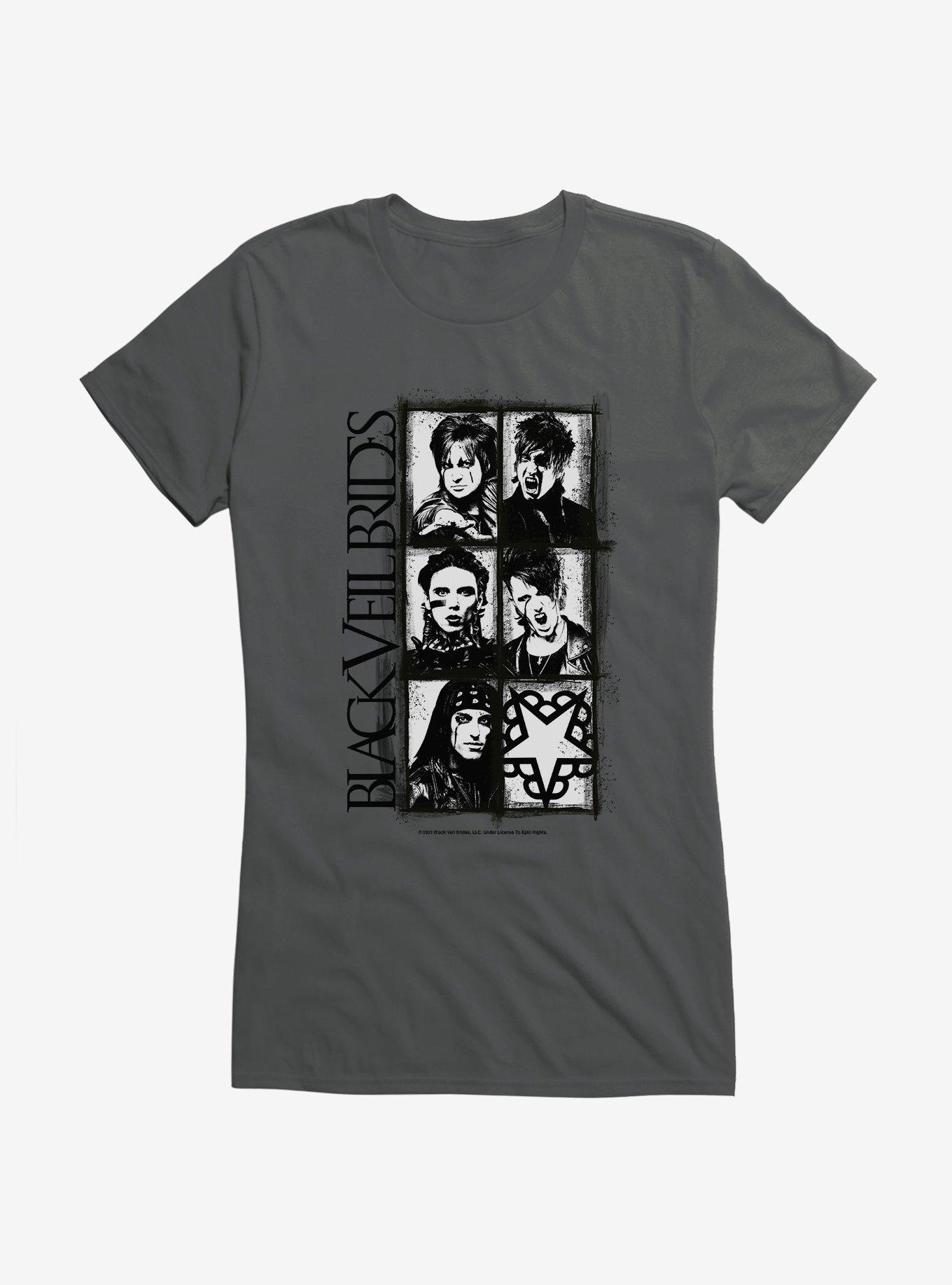 Black Veil Brides Band Portrait Girls T-Shirt, , hi-res