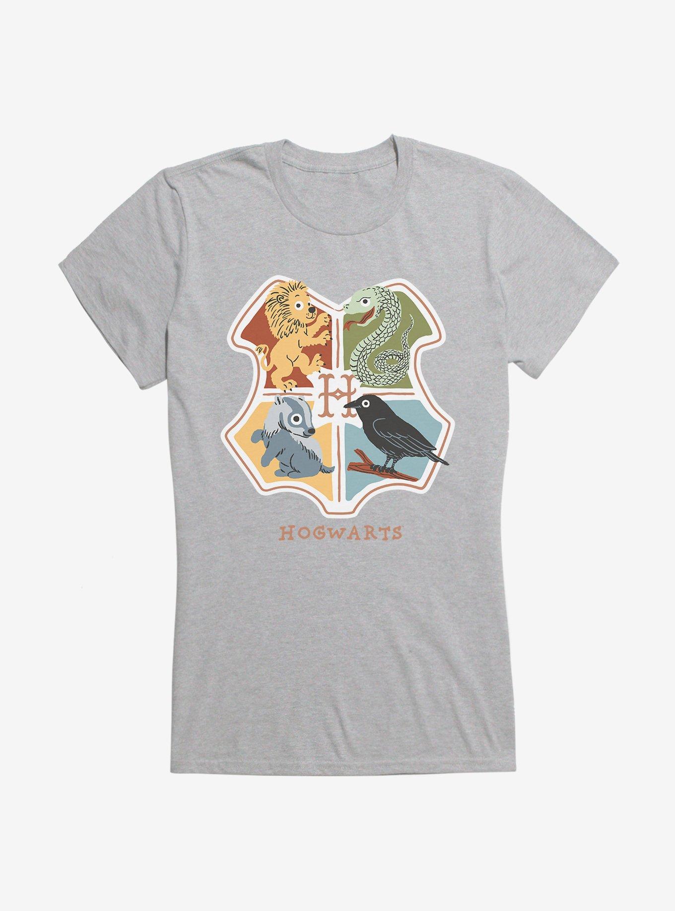 Harry Potter Hogwarts Animals Shield Girls T-Shirt, , hi-res