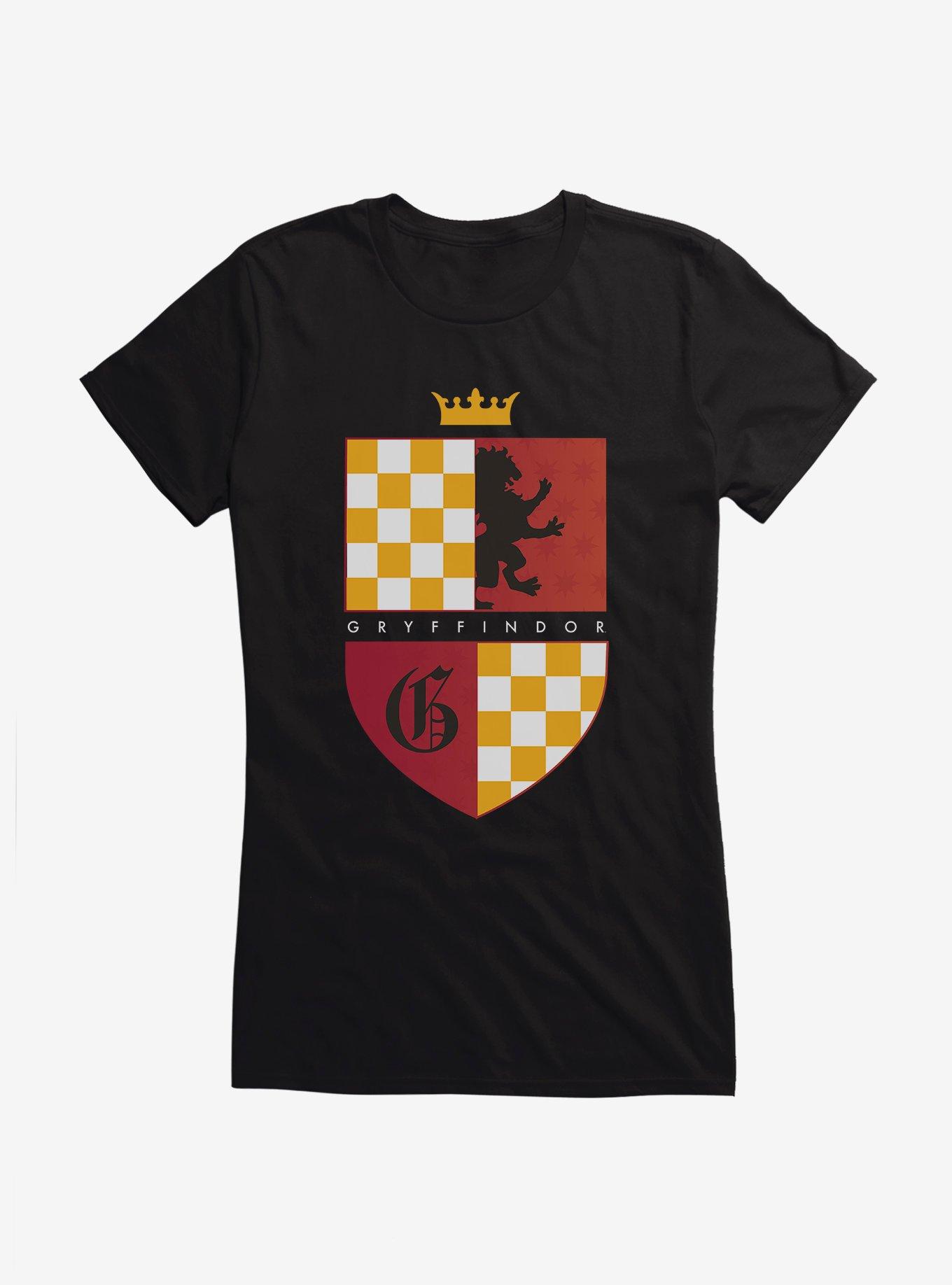 Harry Potter Gryffindor Coat Of Arms Girls T-Shirt, BLACK, hi-res