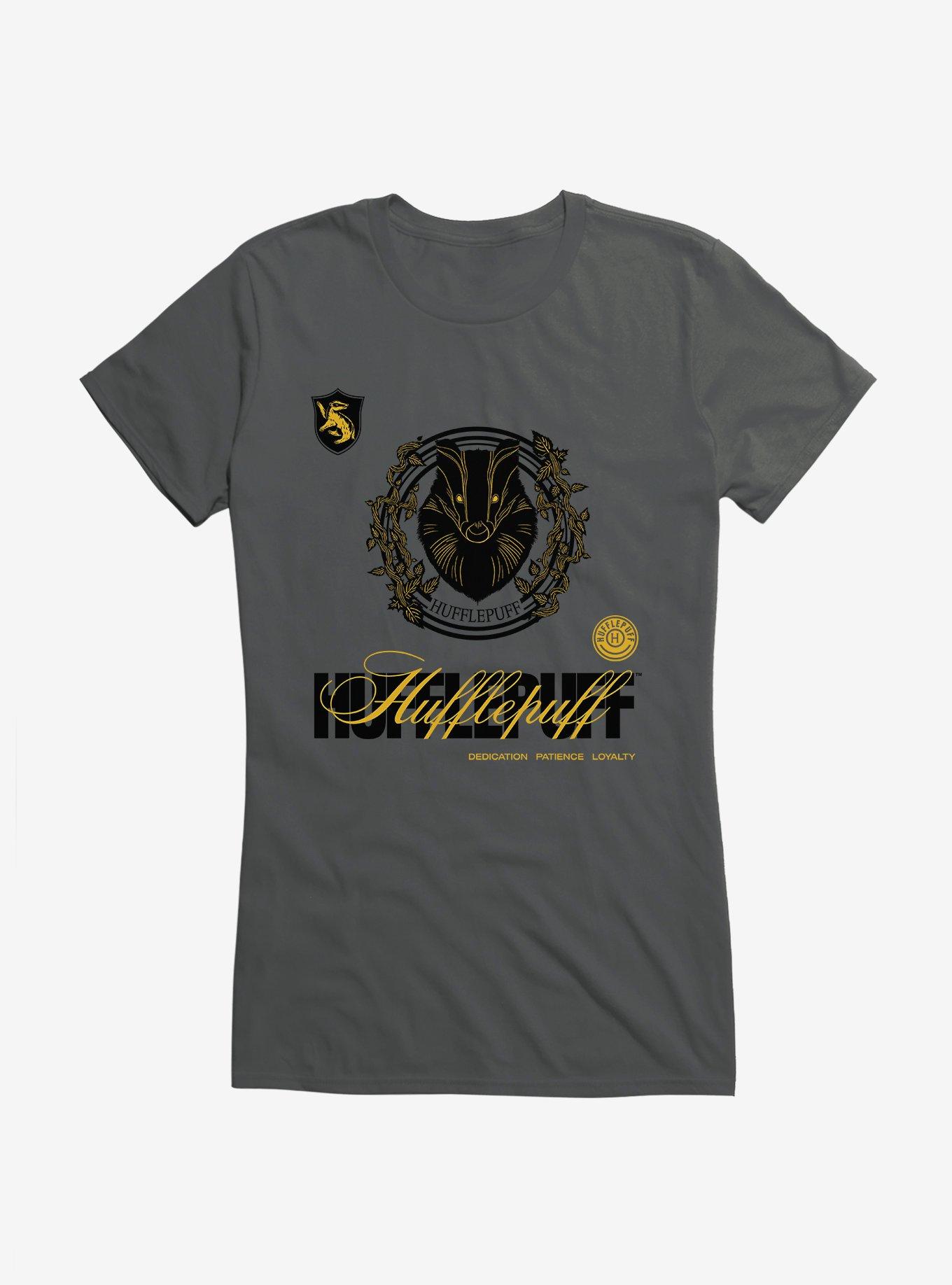 Harry Potter Hufflepuff Seal Motto Girls T-Shirt, , hi-res