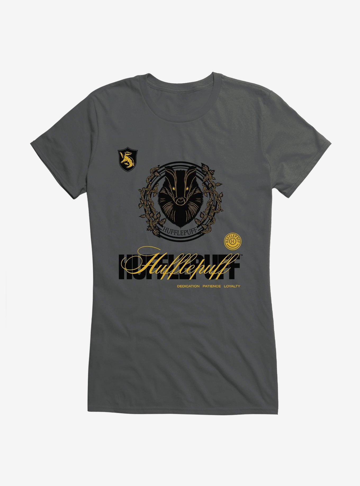 Harry Potter Hufflepuff Seal Motto Girls T-Shirt, , hi-res