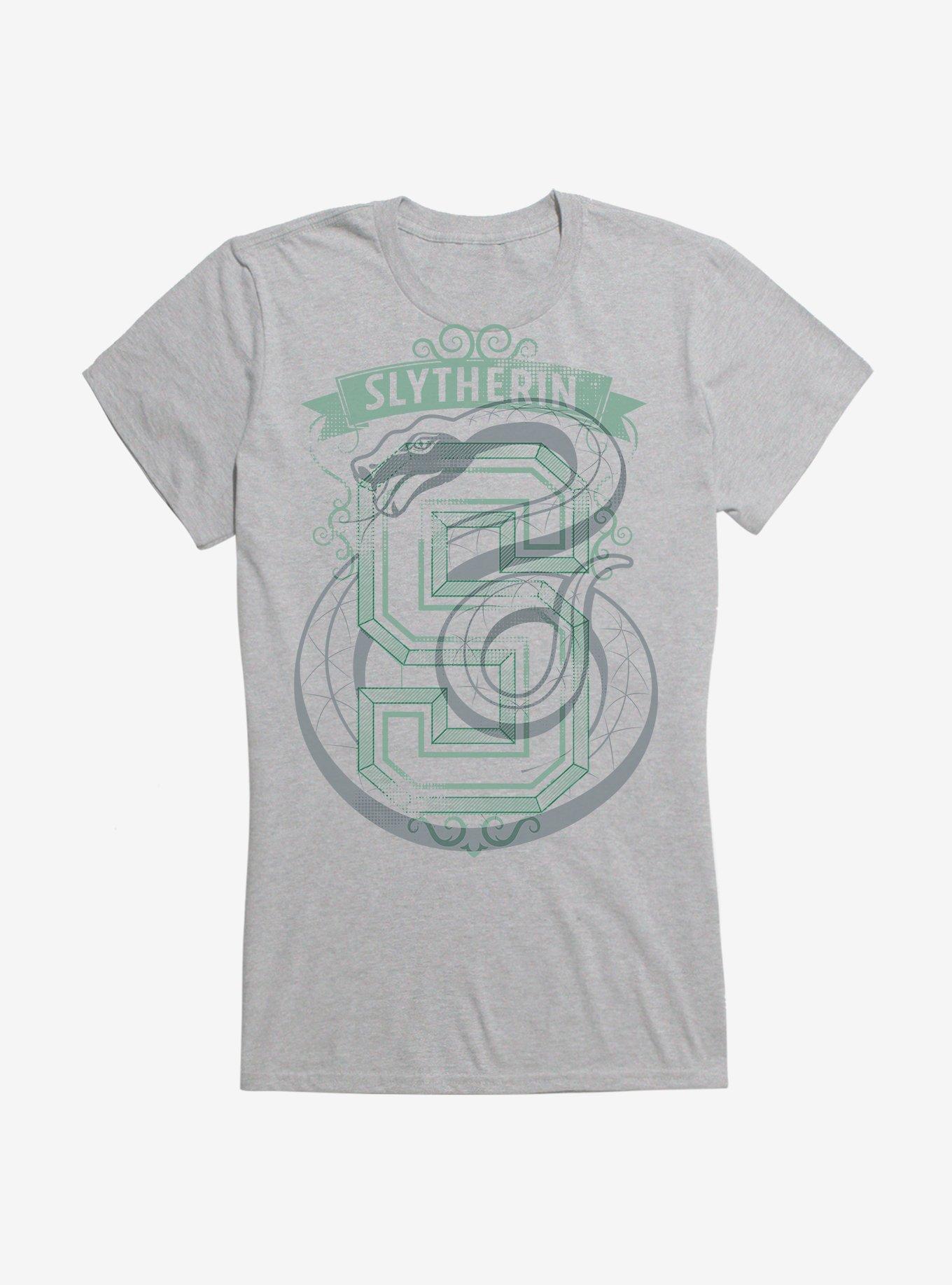 Harry Potter Slytherin S Girls T-Shirt, SPORT GRAY, hi-res