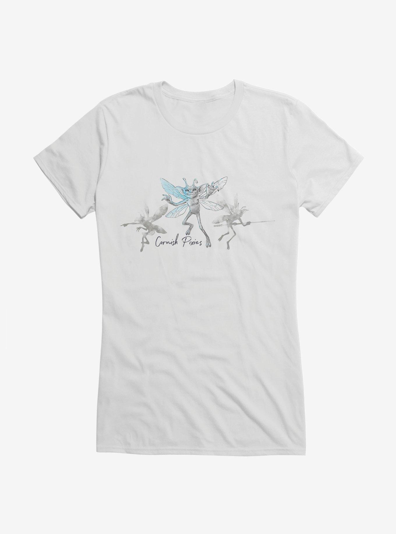 Harry Potter Cornish Pixie Illustrated Girls T-Shirt