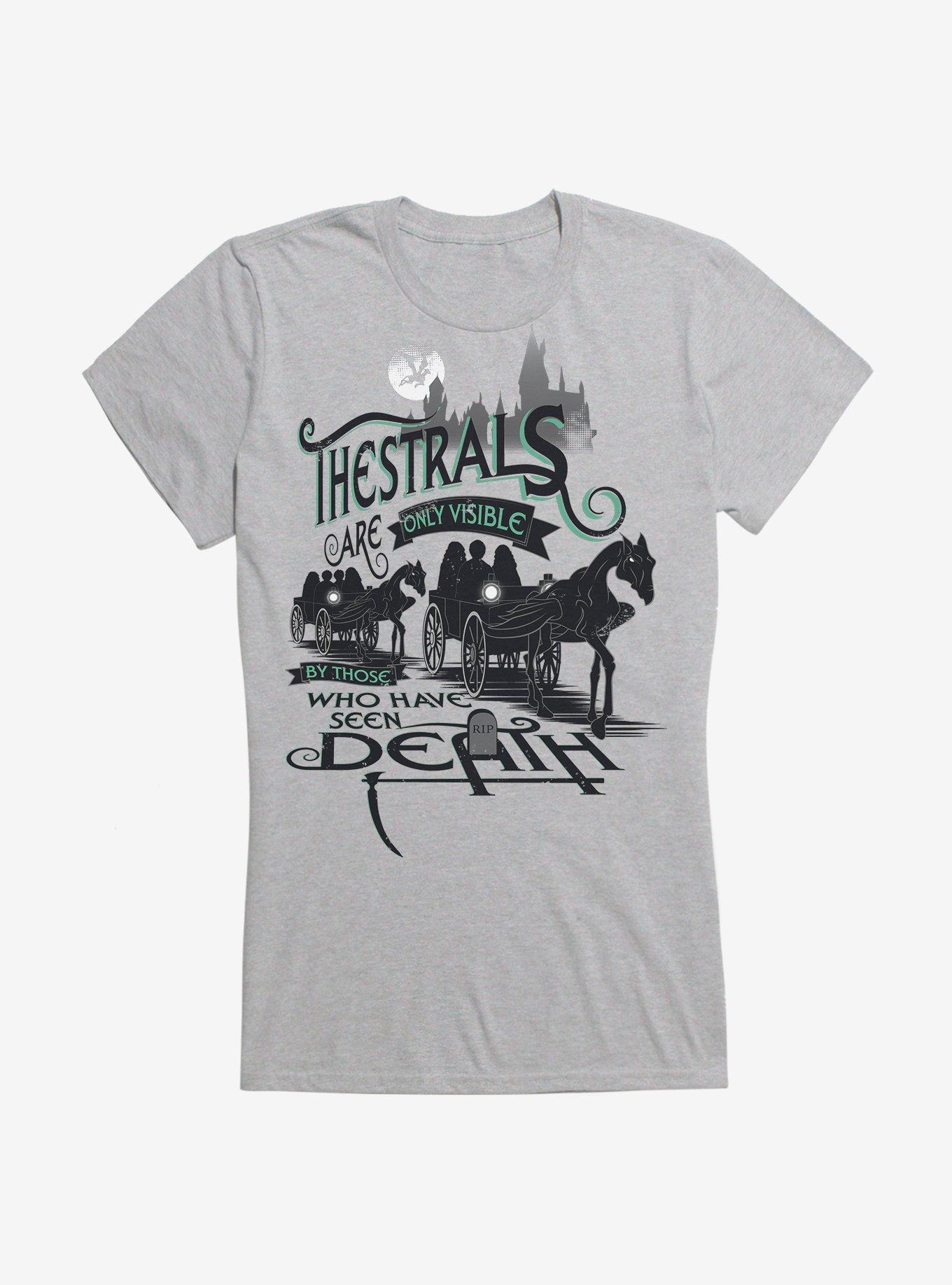Harry Potter Thestrals Visible By Death Girls T-Shirt, SPORT GRAY, hi-res