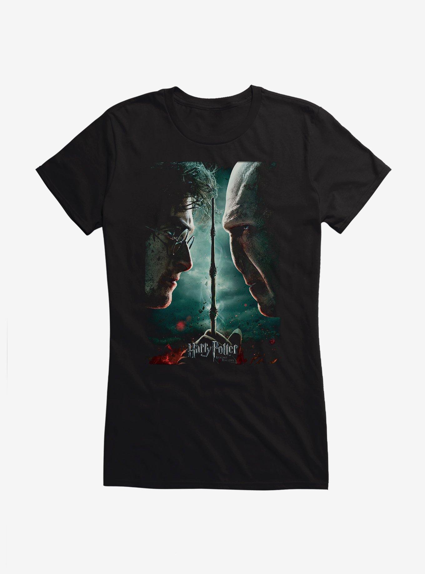 Harry Potter Deathly Hallows Part 2 Movie Poster Girls T-Shirt