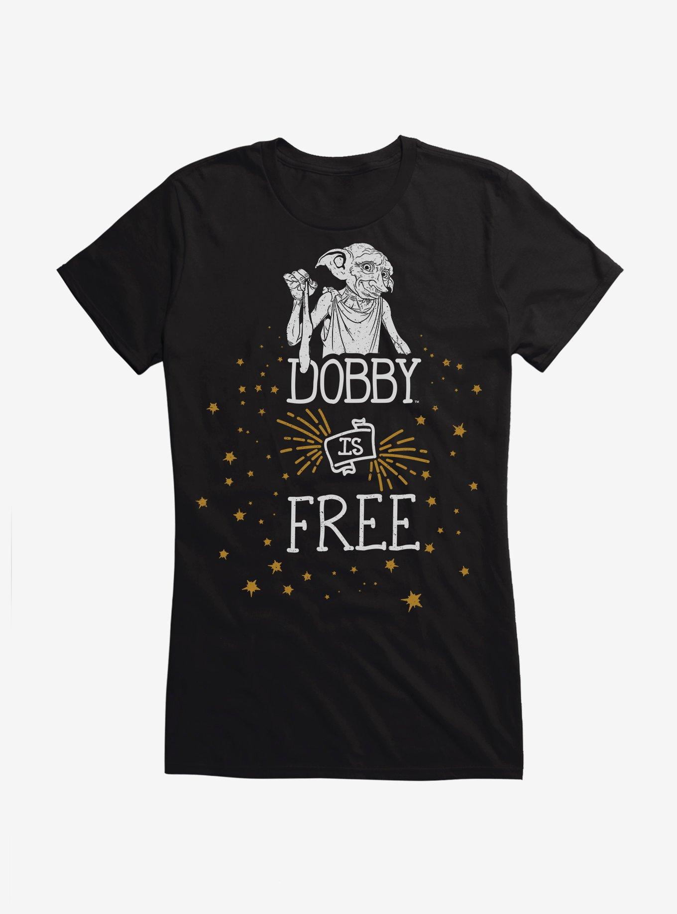 Harry Potter Dobby Is Free Girls T-Shirt