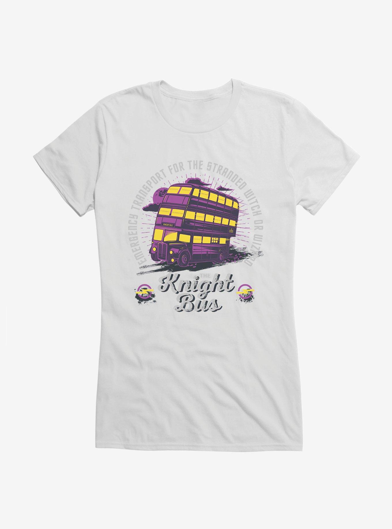 Harry Potter Knight Bus Icon Girls T-Shirt, WHITE, hi-res