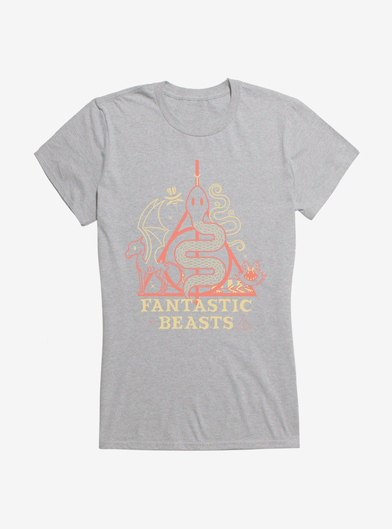 Fantastic Beasts Deathly Hallows Serpent Girls T-Shirt, SPORT GRAY, hi-res