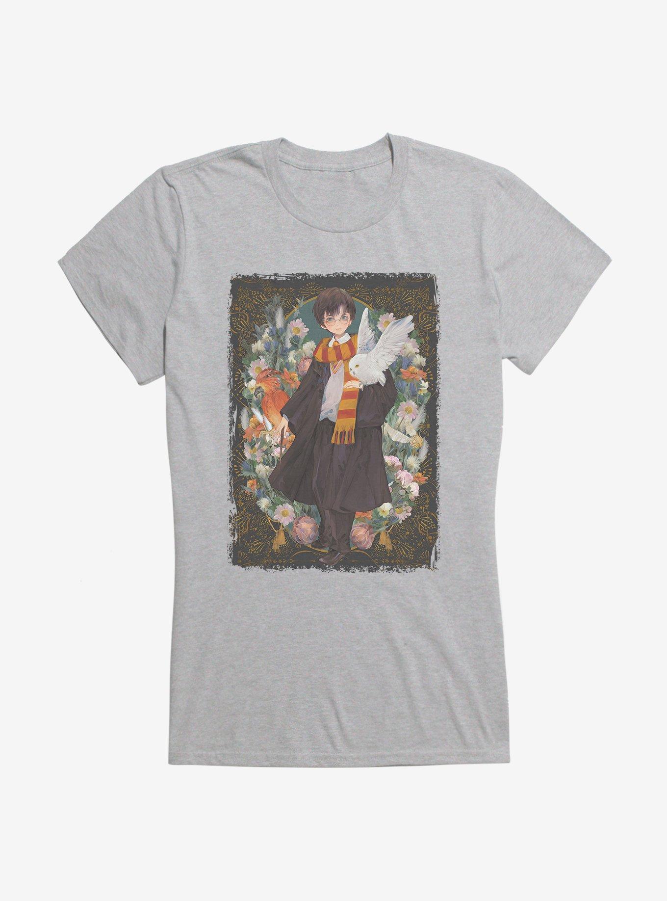 Harry Potter Harry and Hedwig Fantasy Style Girls T-Shirt, , hi-res