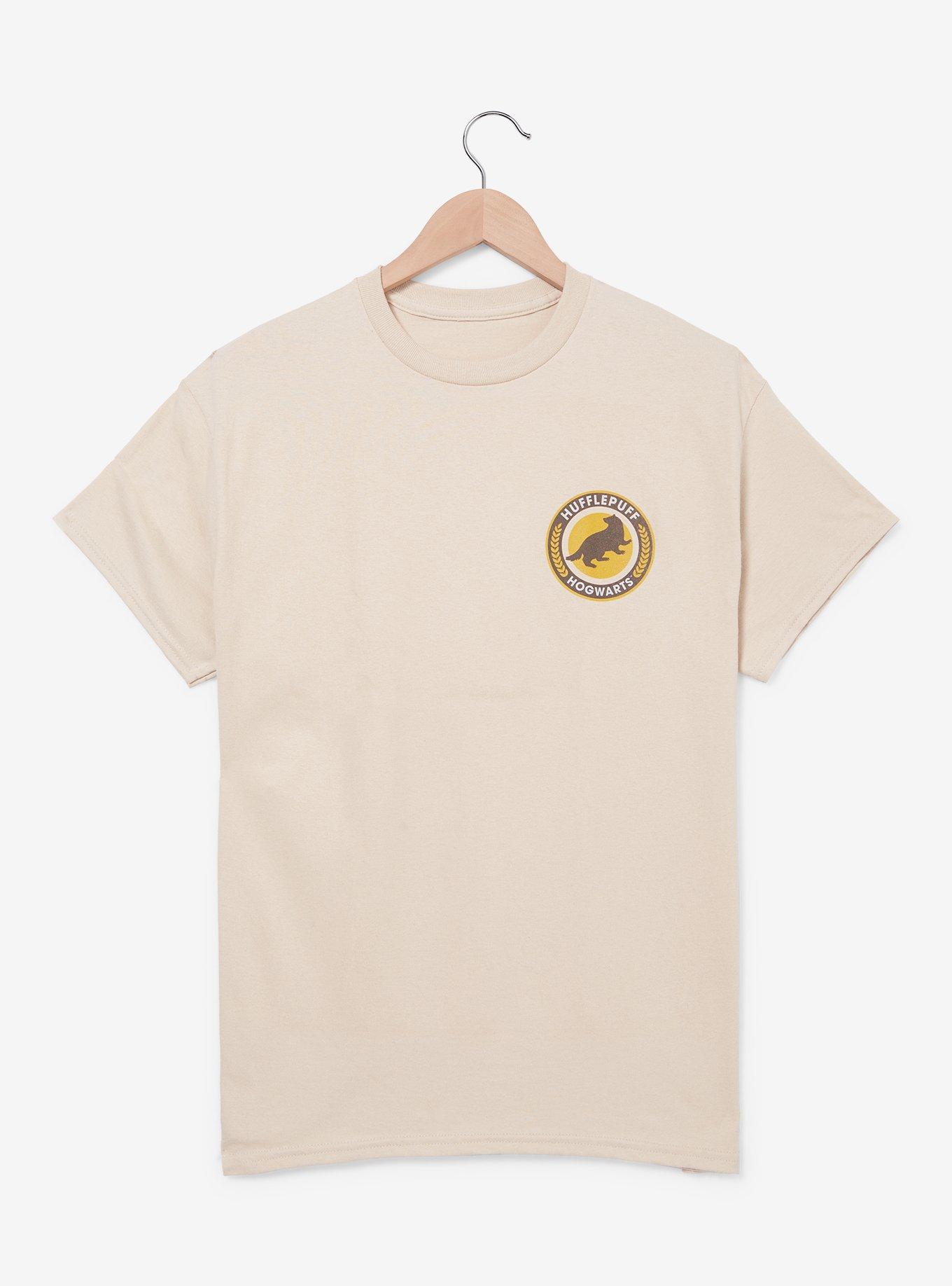Harry Potter Hufflepuff House T-Shirt &mdash; BoxLunch Exclusive, OFF WHITE, hi-res