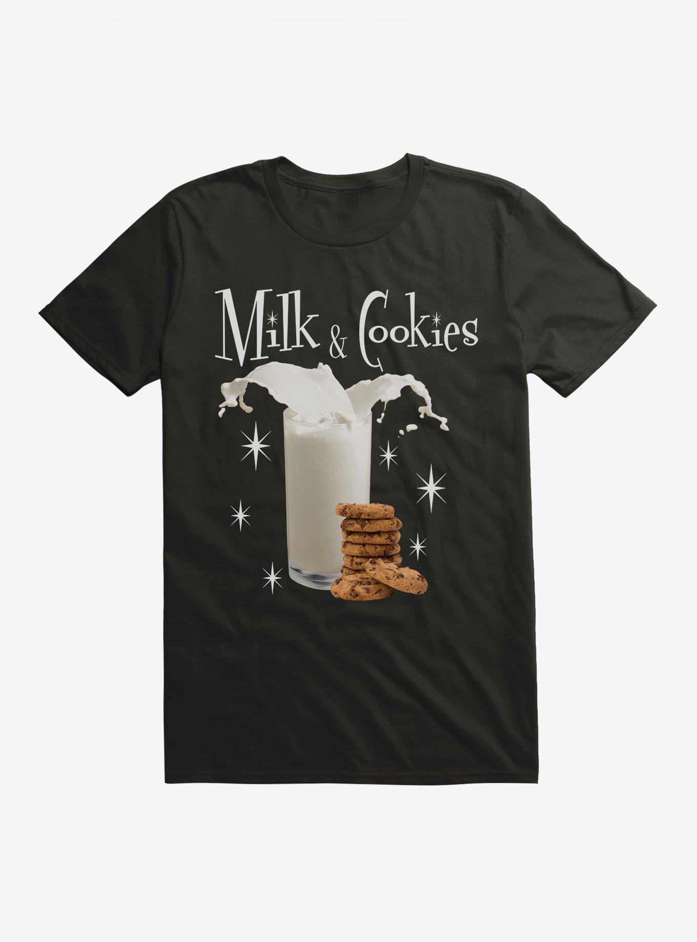 Milk And Cookies T-Shirt, BLACK, hi-res