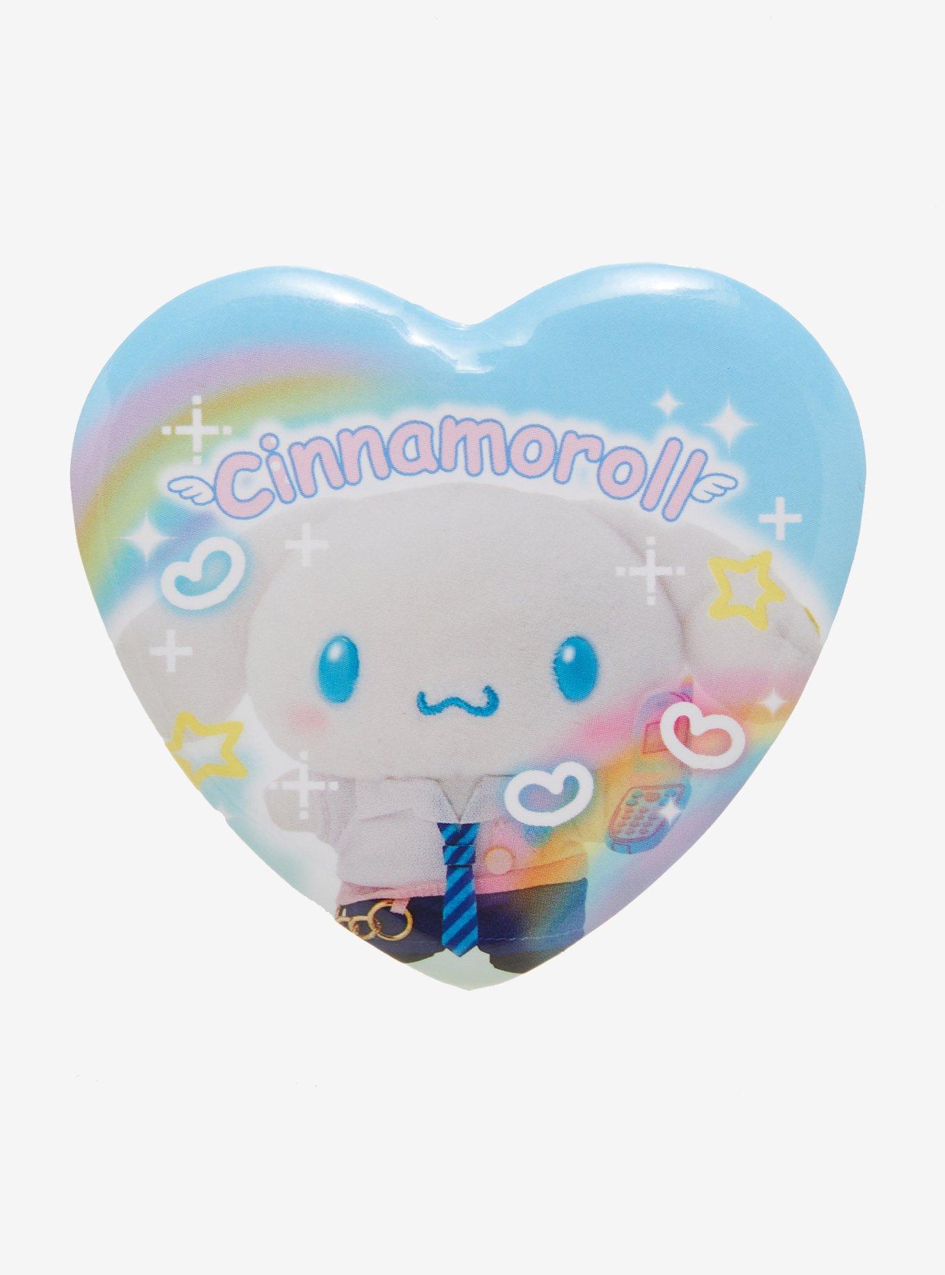 Cinnamoroll Heart Button, , hi-res