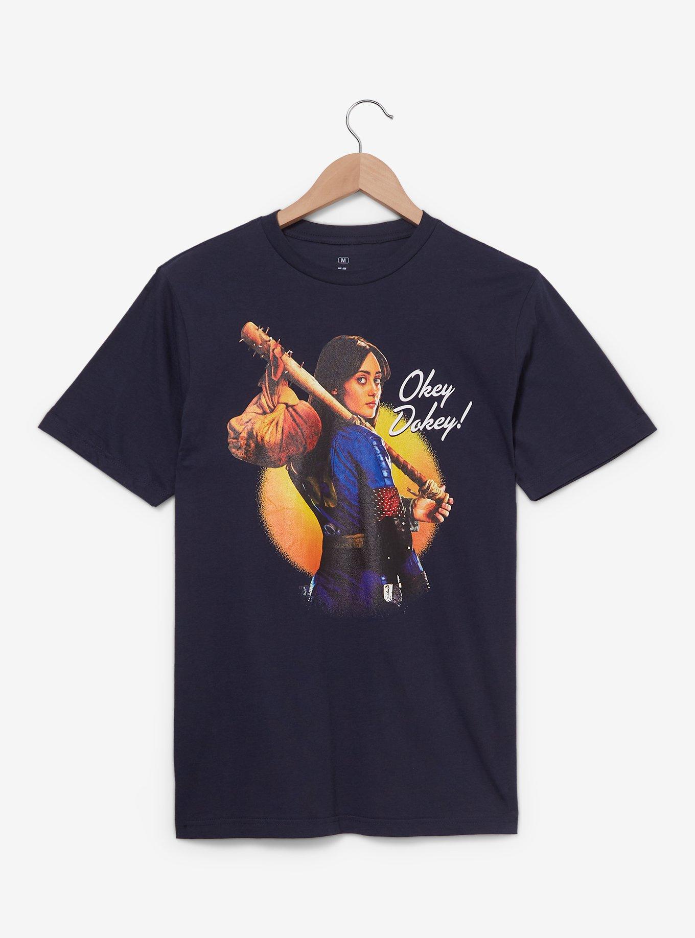 Fallout Lucy Portrait T-Shirt - BoxLunch Exclusive, NAVY, hi-res