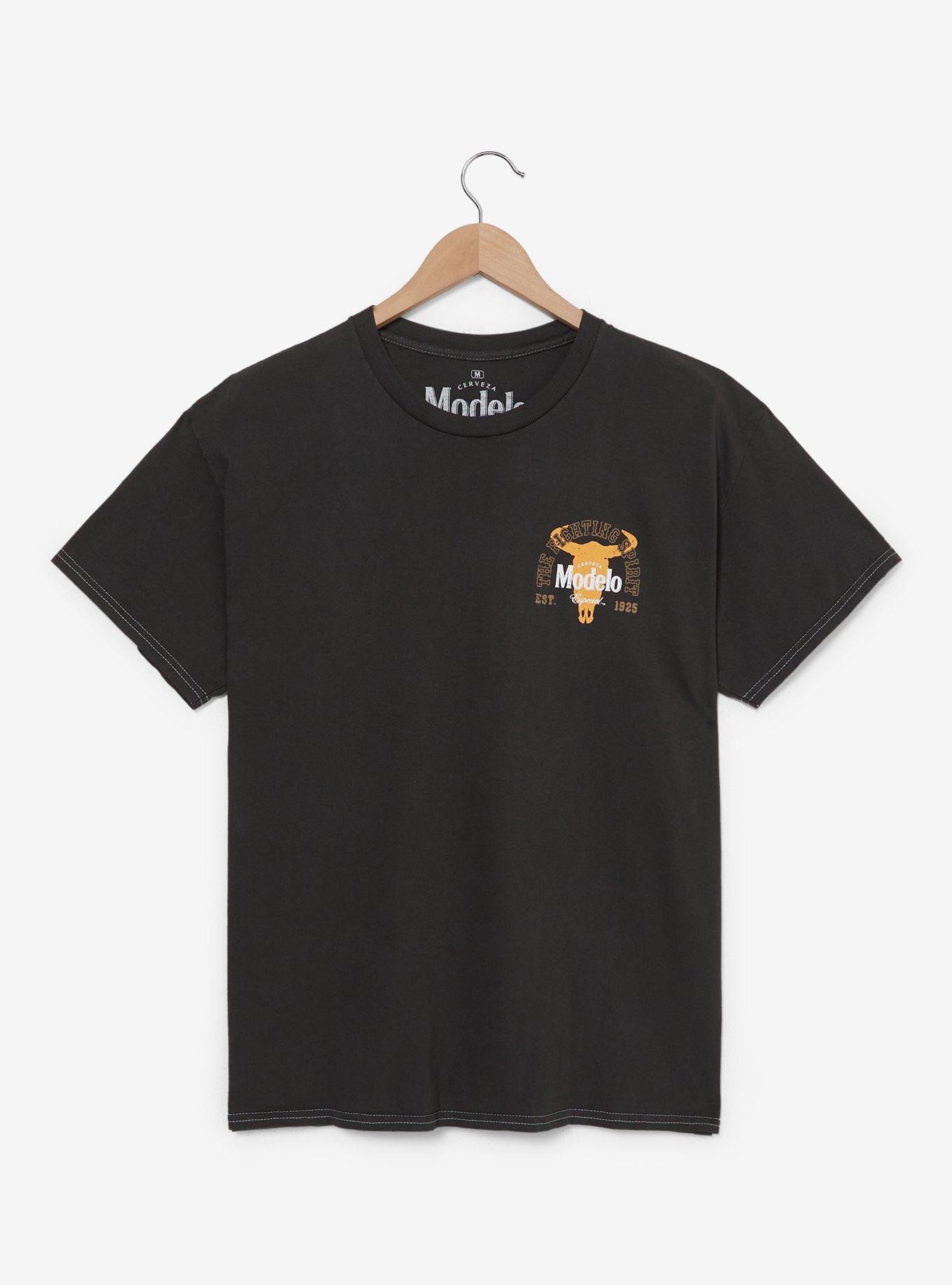 Modelo The Fighting Spirit T-Shirt &mdash; BoxLunch Exclusive, GREY, hi-res