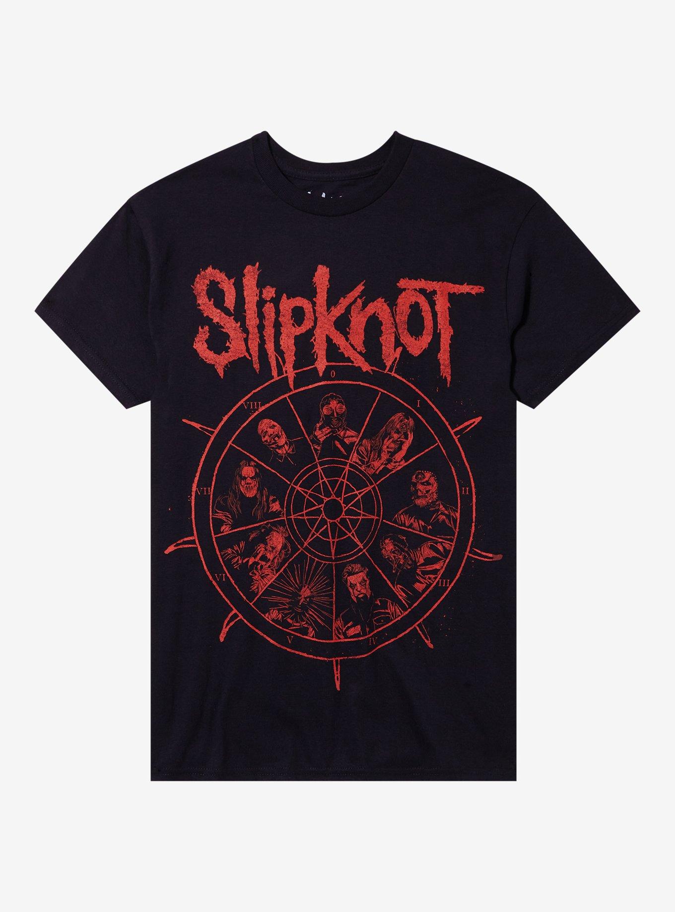 Slipknot Nonagram Members Two-Sided T-Shirt | Hot Topic