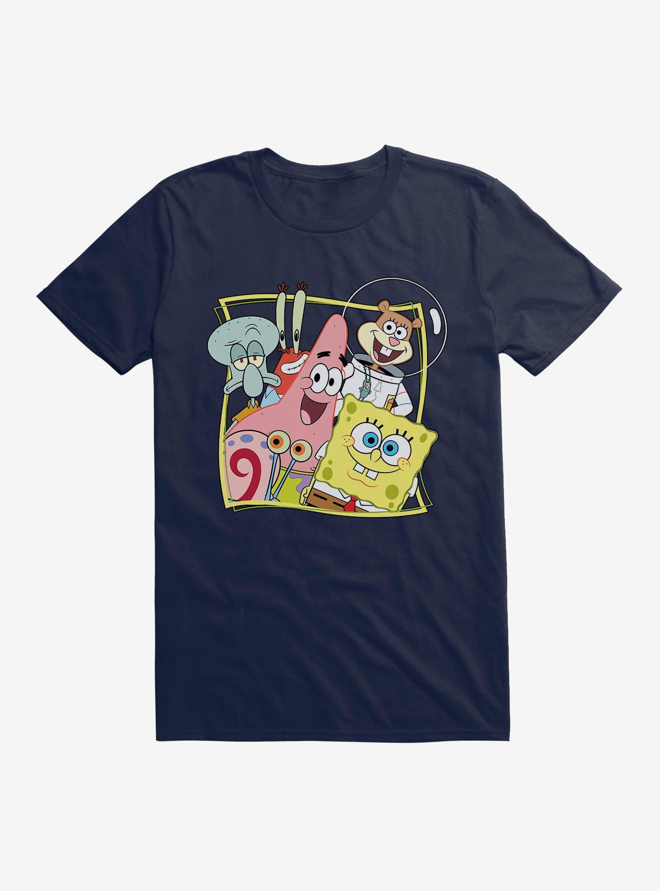 SpongeBob SquarePants Bikini Bottom Buddies T-Shirt, MIDNIGHT NAVY, hi-res