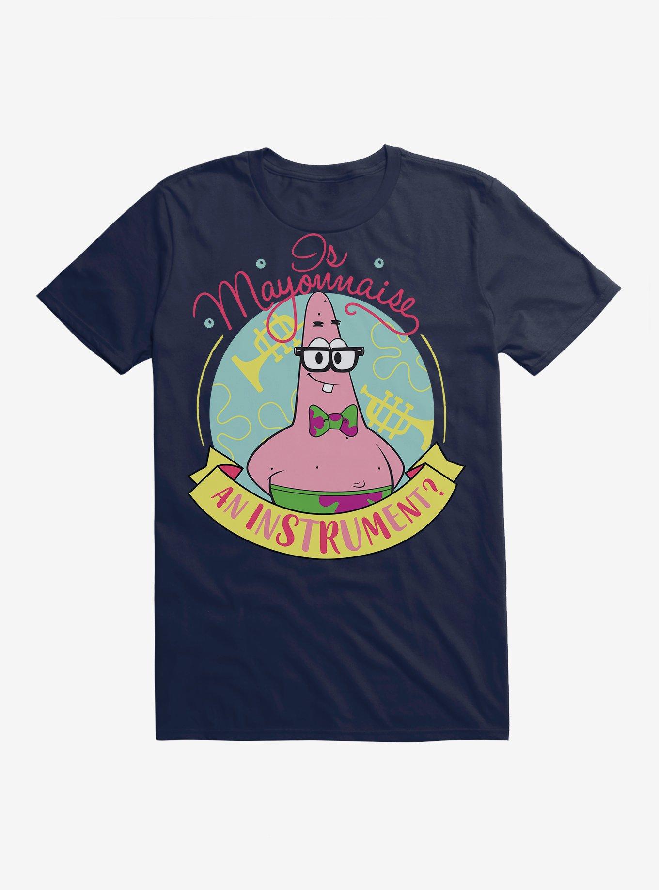 SpongeBob SquarePants Pat Mayo An Instrument T-Shirt, MIDNIGHT NAVY, hi-res