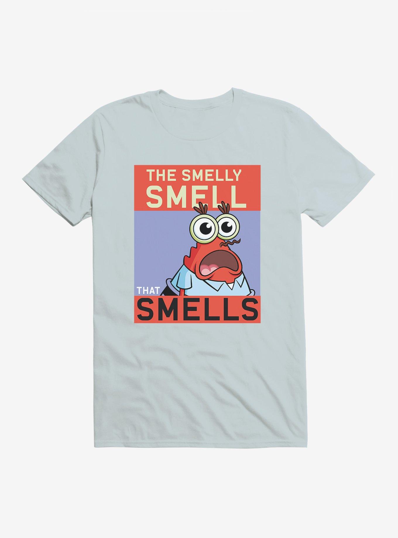 SpongeBob SquarePants Mr. Krabs Smelly Smell T-Shirt, LIGHT BLUE, hi-res