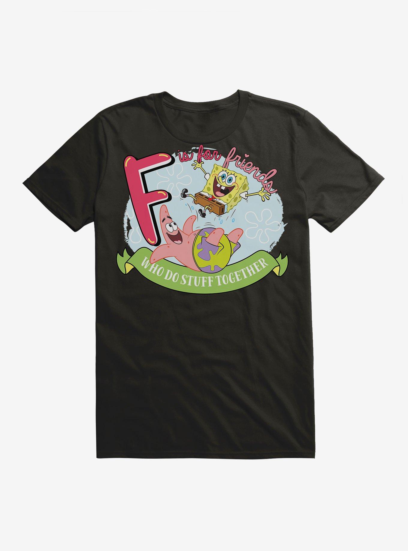 SpongeBob SquarePants F Is For Friends T-Shirt, , hi-res