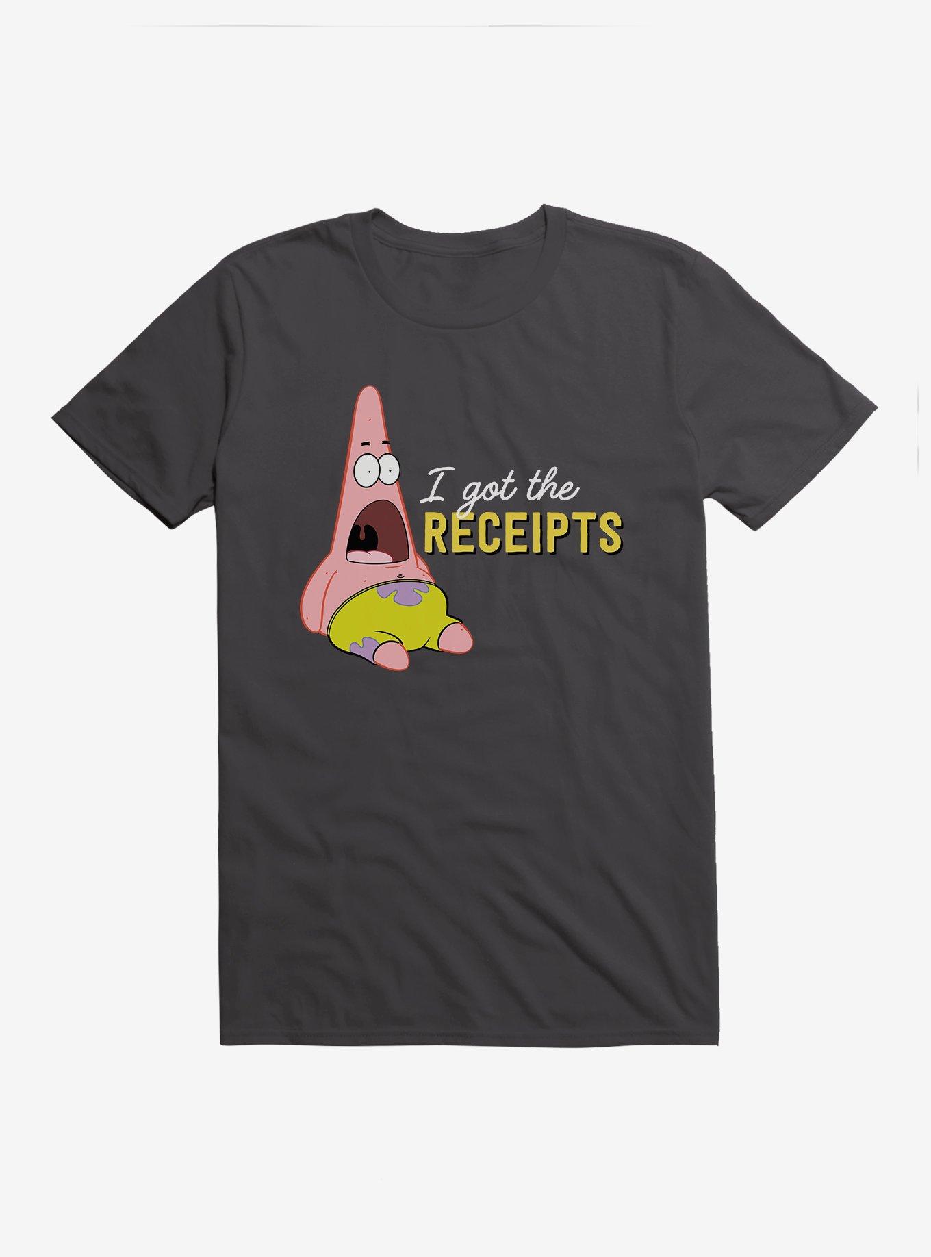 SpongeBob SquarePants Patrick I Got The Receipts T-Shirt, , hi-res