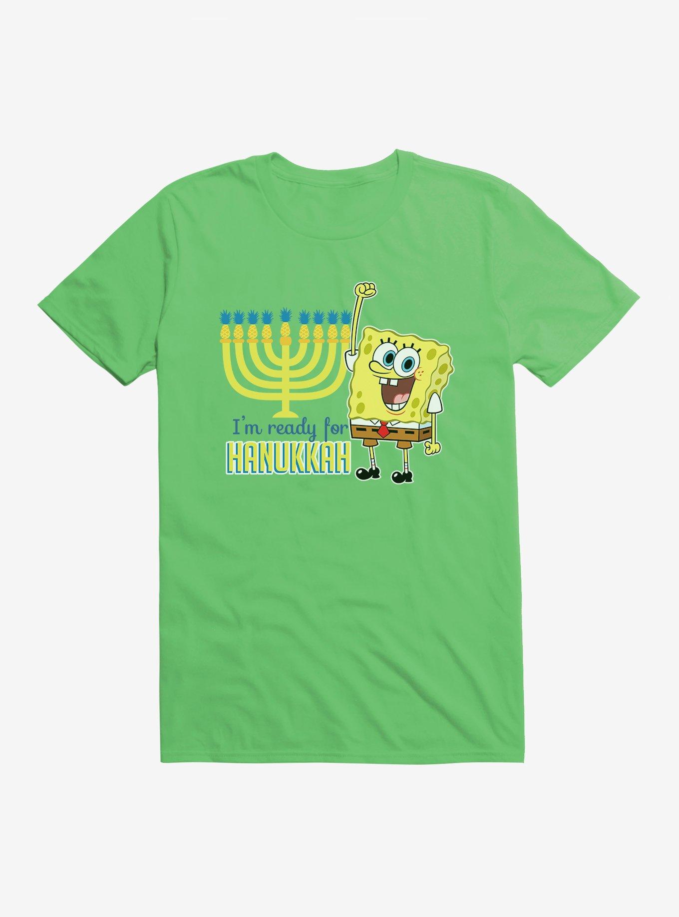 SpongeBob SquarePants I'm Ready For Hanukkah T-Shirt, KELLY, hi-res