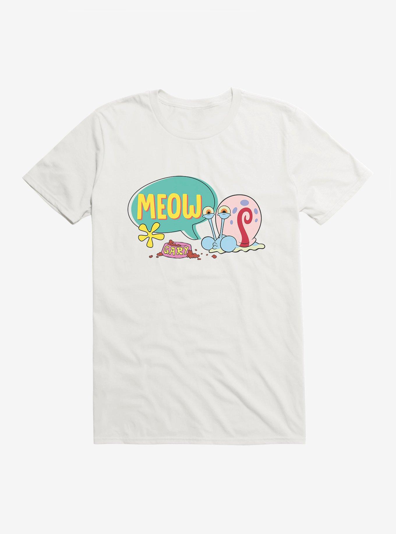 SpongeBob SquarePants Gary Meow T-Shirt, WHITE, hi-res