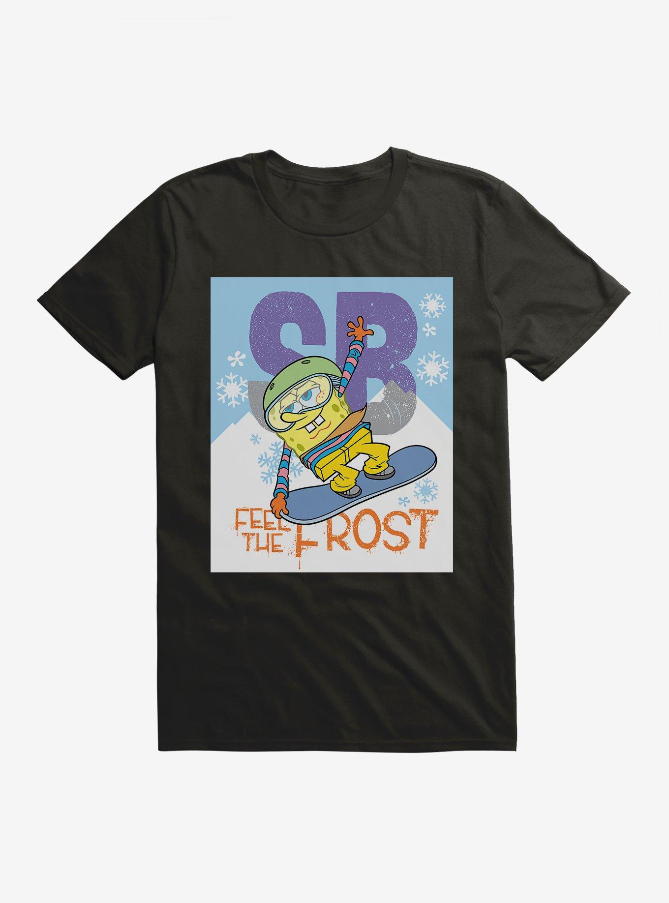 SpongeBob SquarePants Feel The Frost Snowboarding T-Shirt, , hi-res