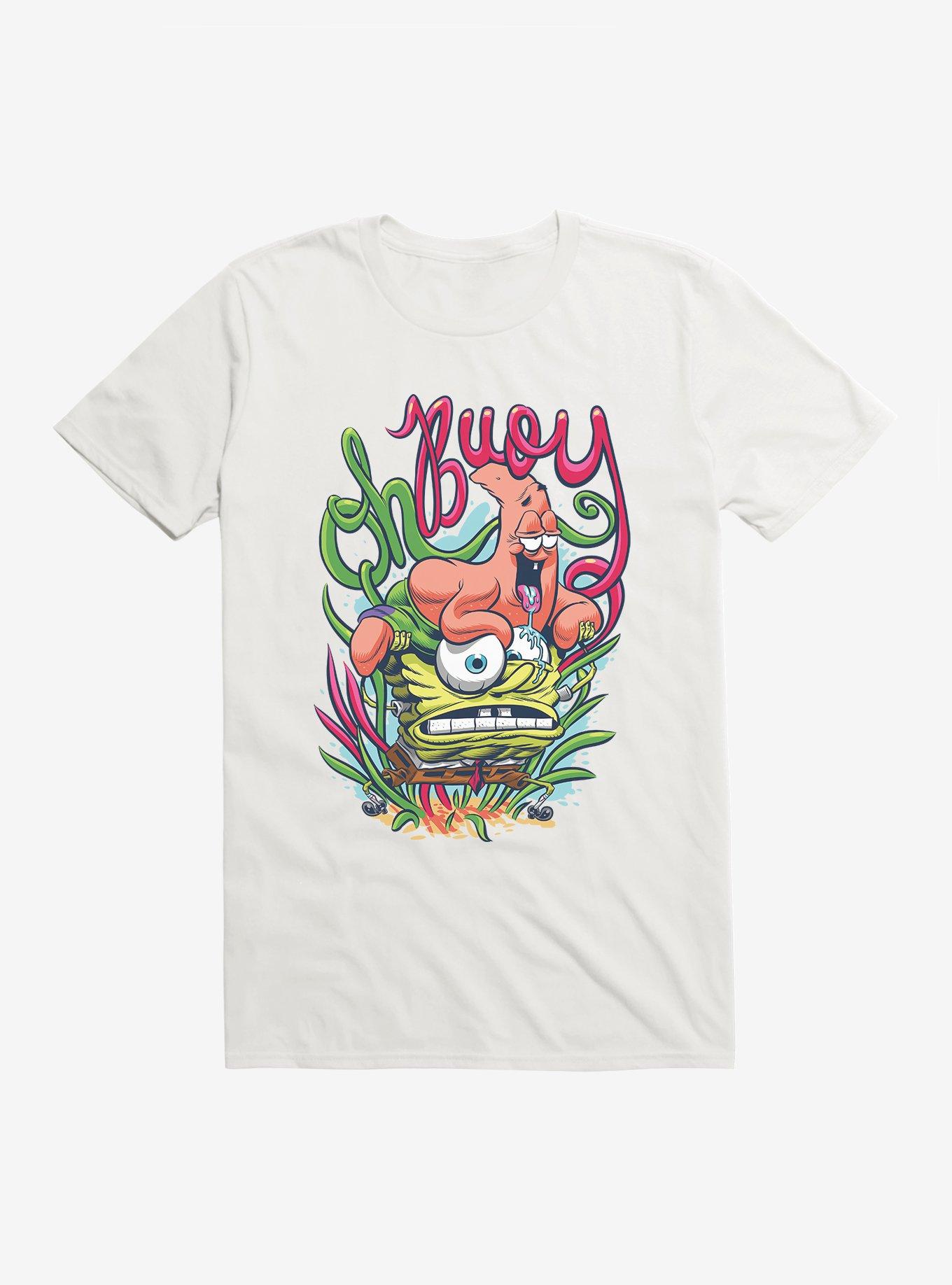SpongeBob SquarePants Oh Buoy Patrick SpongeBob T-Shirt, WHITE, hi-res