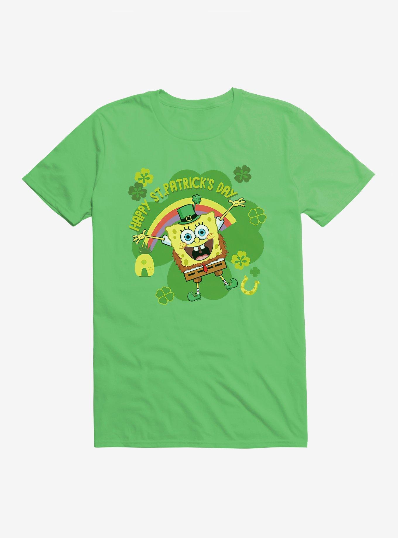 SpongeBob SquarePants Happy St. Patrick's Day T-Shirt, , hi-res