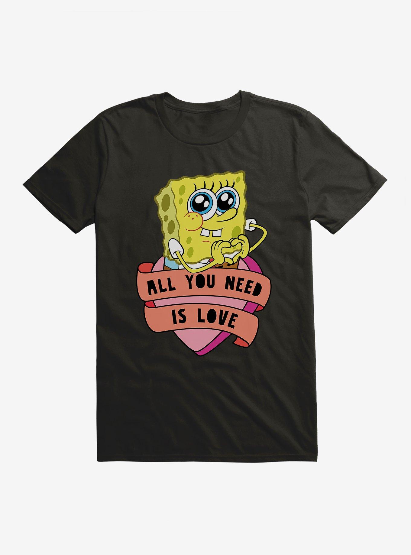 SpongeBob SquarePants All You Need Is Love Heart T-Shirt, , hi-res