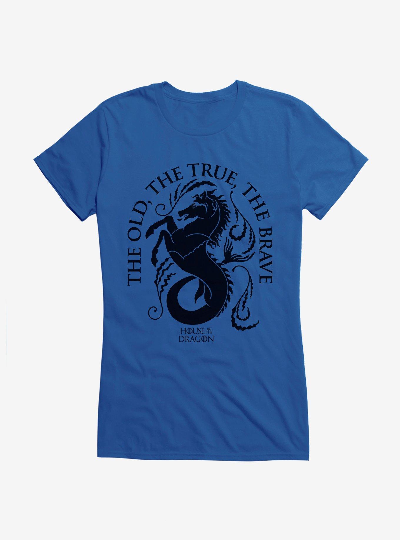 House Of The Dragon House Velaryon The True, The Old, The Brave Girls T-Shirt, , hi-res