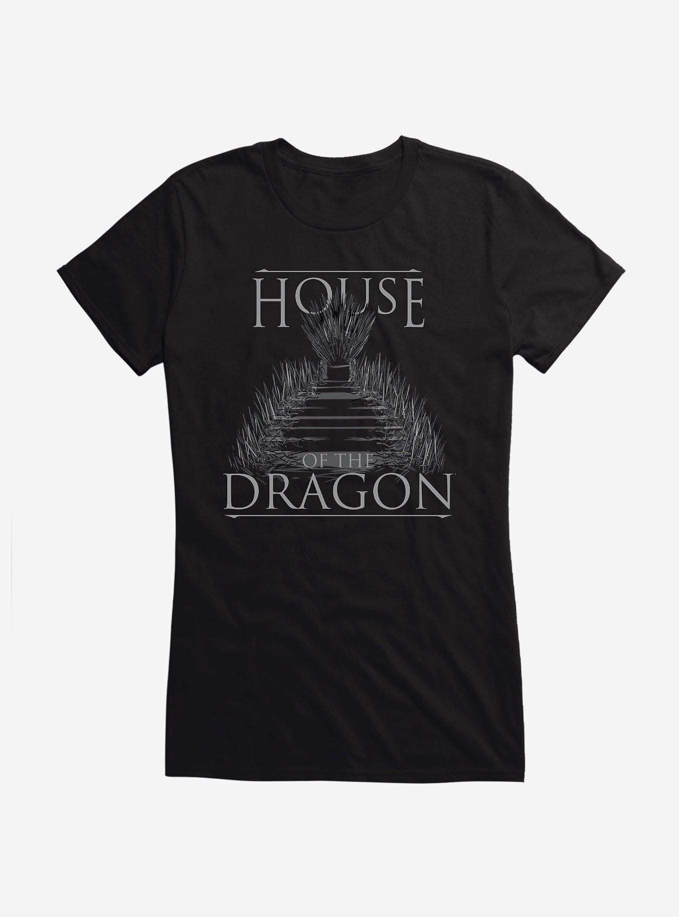 House of the Dragon Road to the Iron Throne Girls T-Shirt, BLACK, hi-res