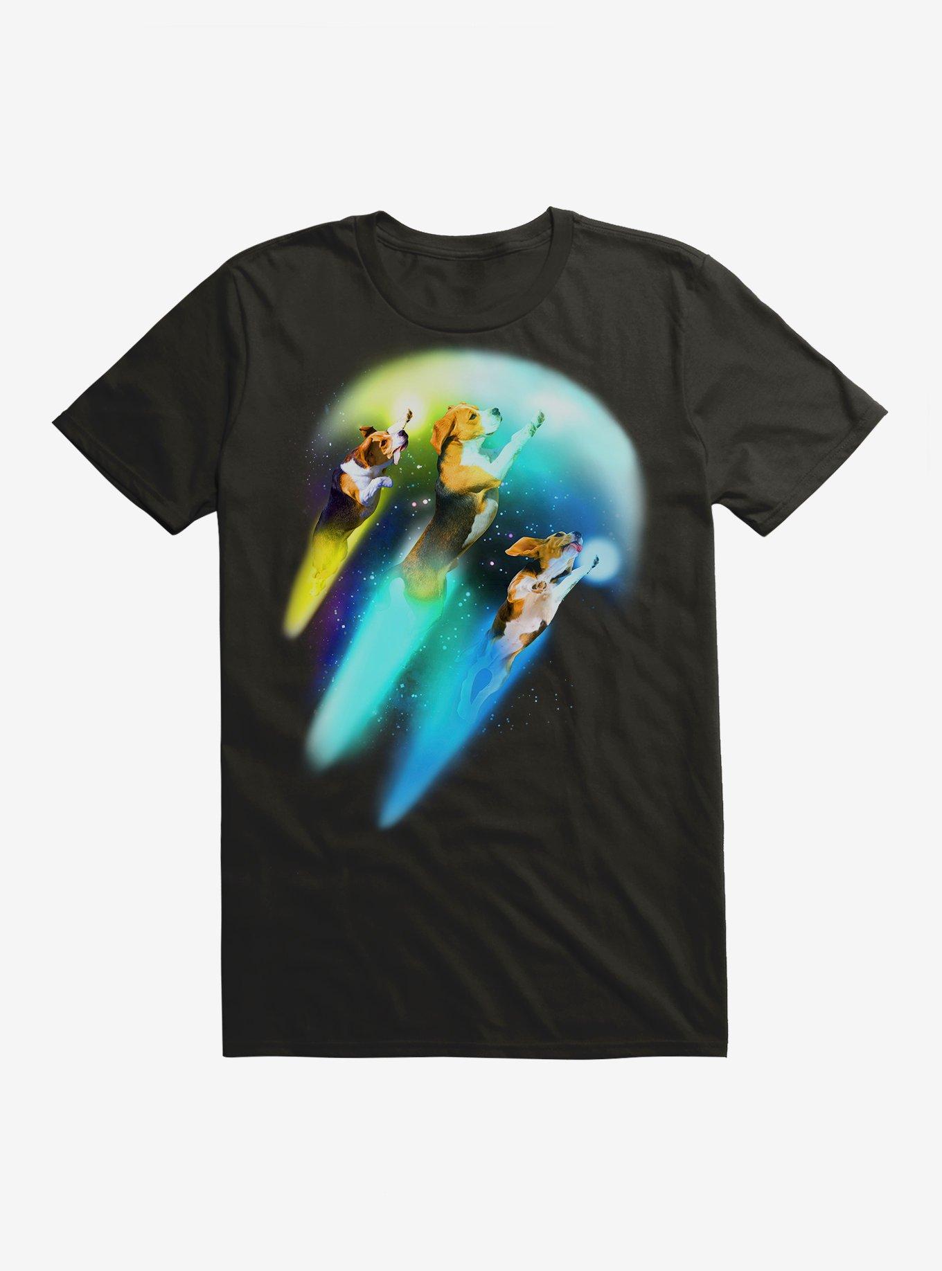 Dogs In Space T-Shirt, BLACK, hi-res