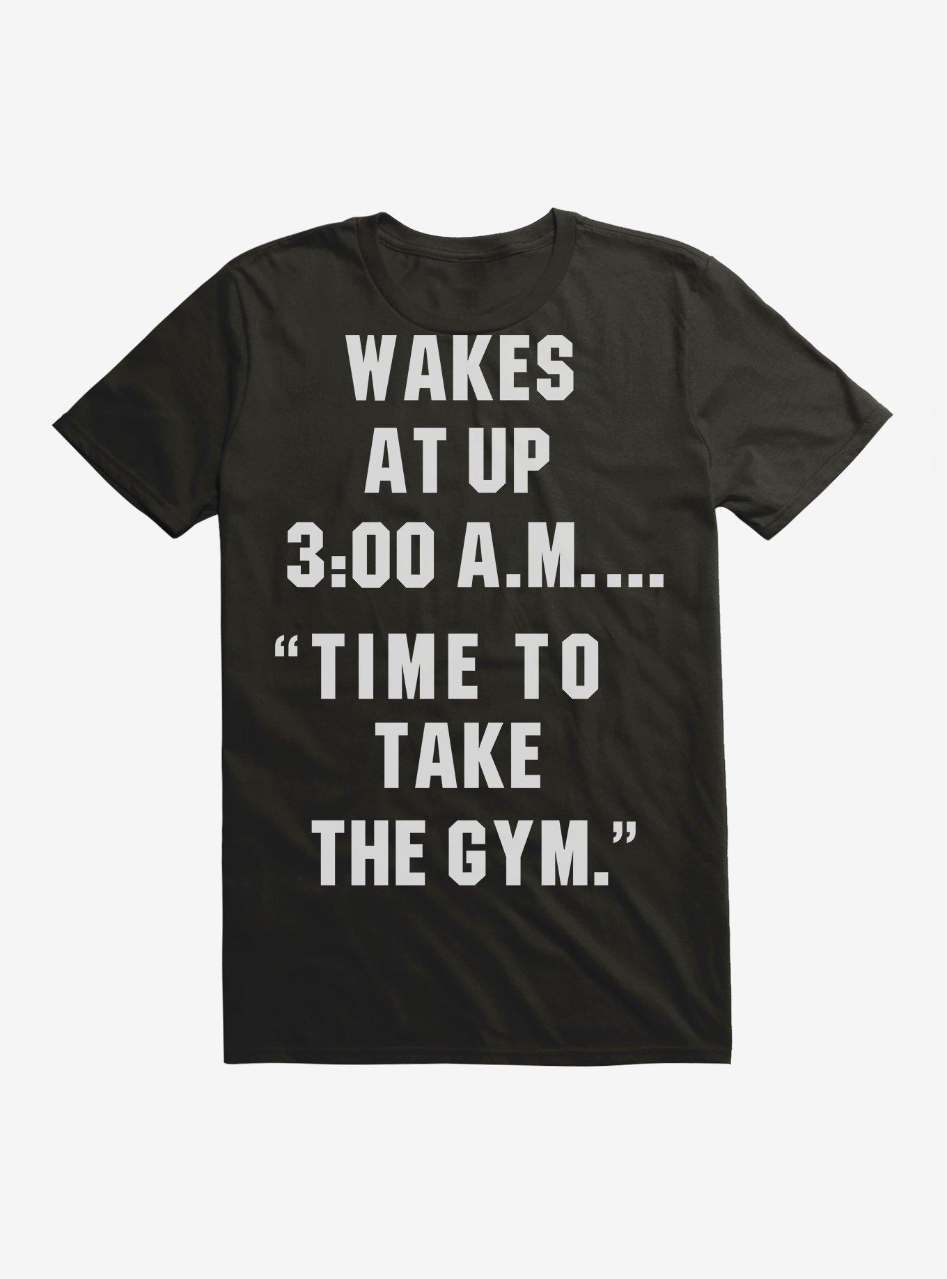 Wakes Up At 3AM T-Shirt, BLACK, hi-res