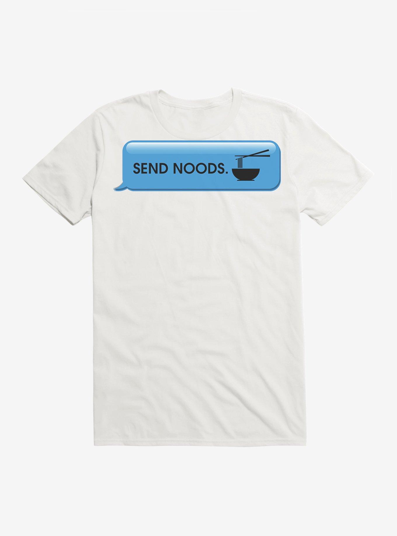 Send Noods T-Shirt, WHITE, hi-res