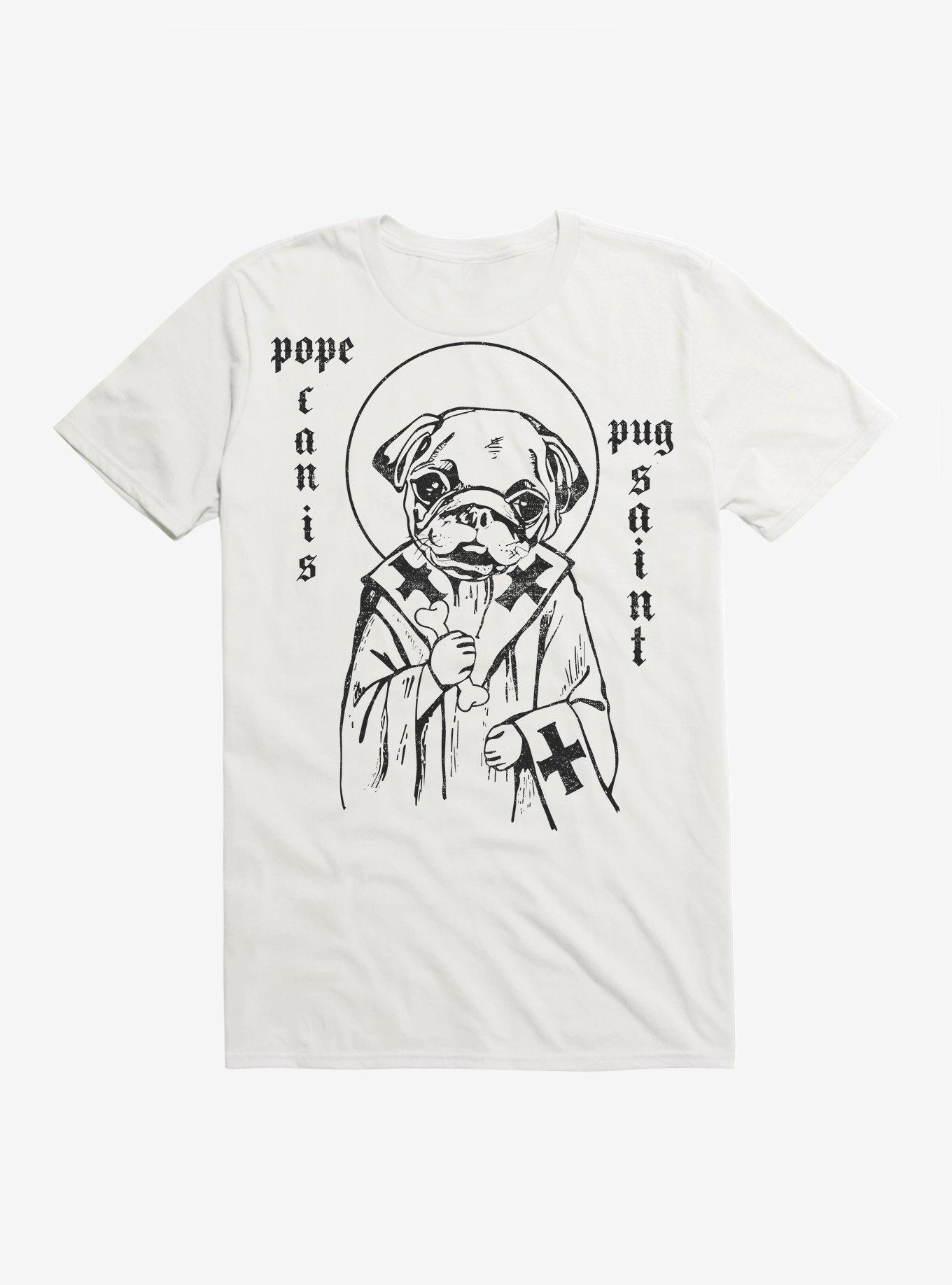 Pug Pope T-Shirt, , hi-res