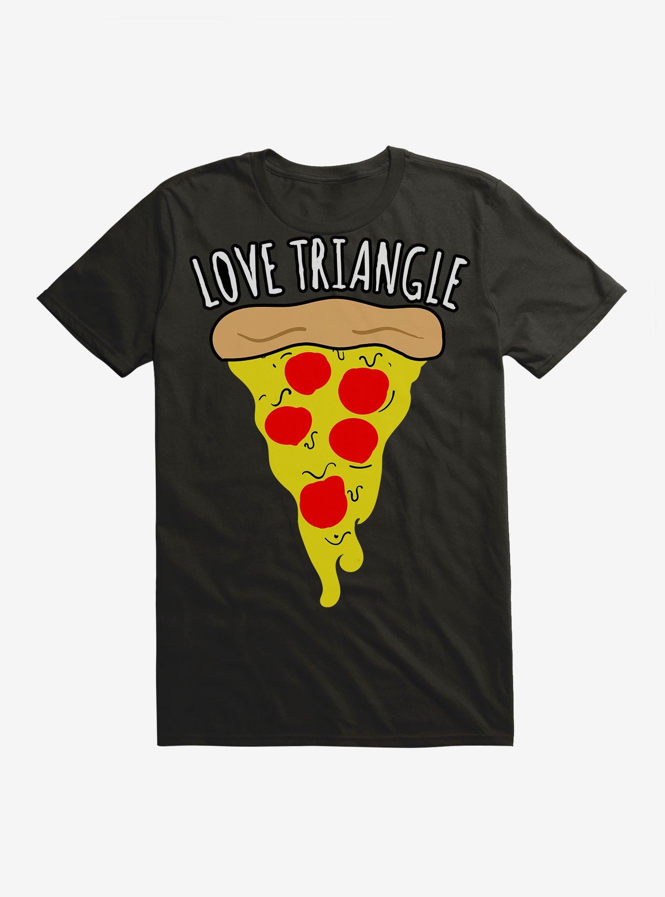 Love Triangle Pizza T-Shirt, , hi-res