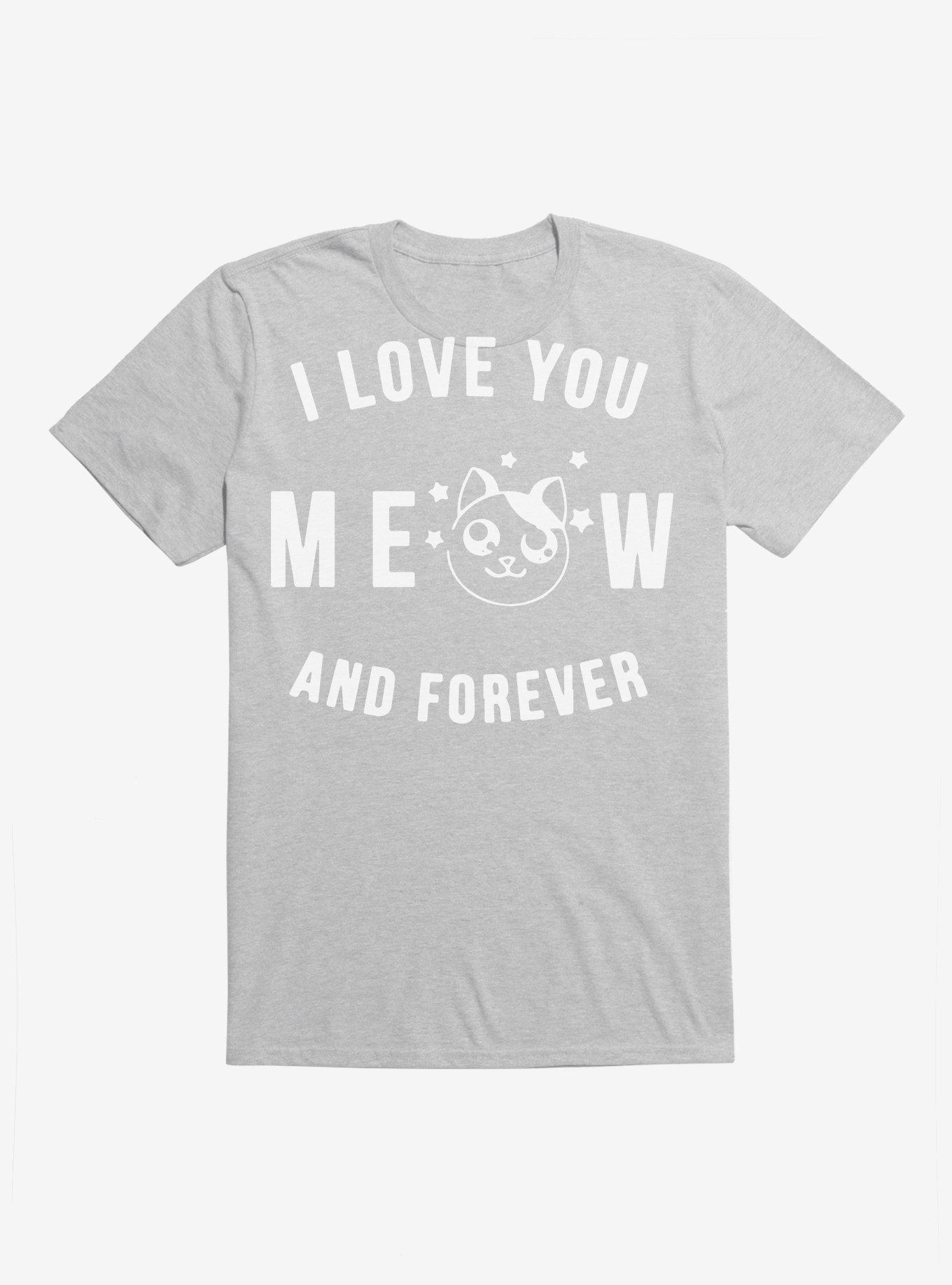 I Love You Meow & Forever Cat T-Shirt, , hi-res