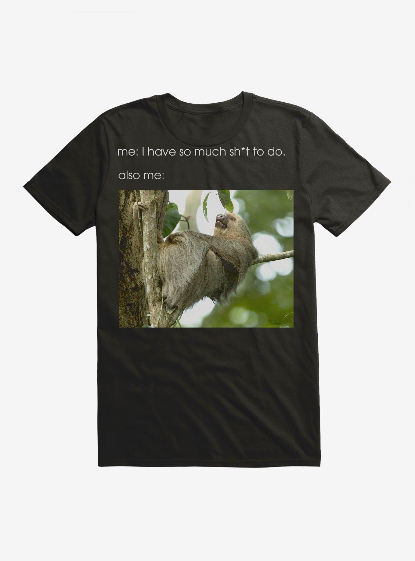 So Much To Do Sloth T-Shirt, , hi-res