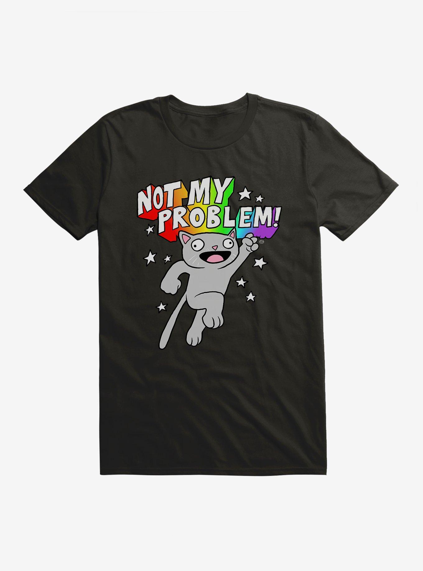 Not My Problem T-Shirt, BLACK, hi-res