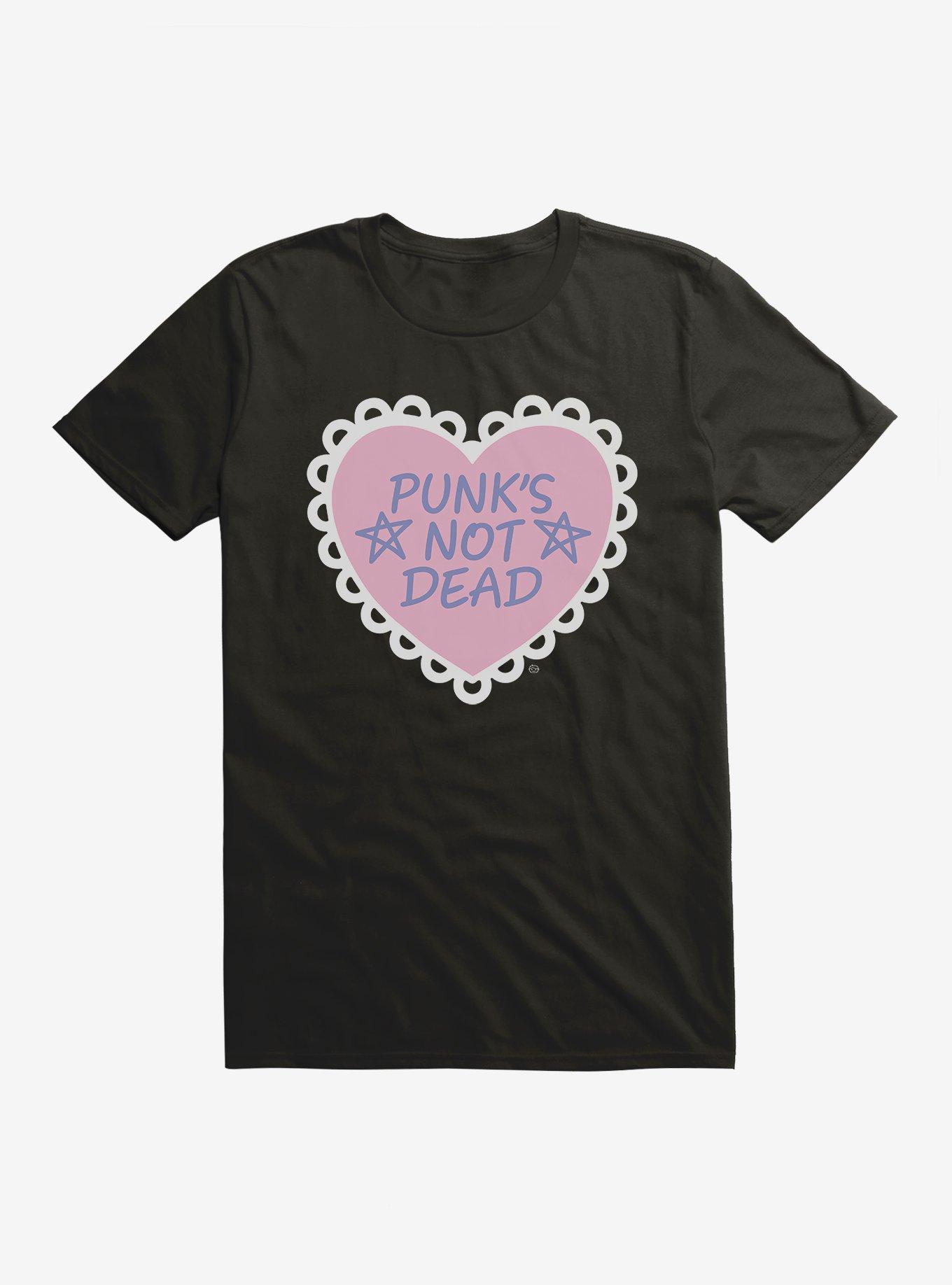 Punk's Not Dead T-Shirt, BLACK, hi-res