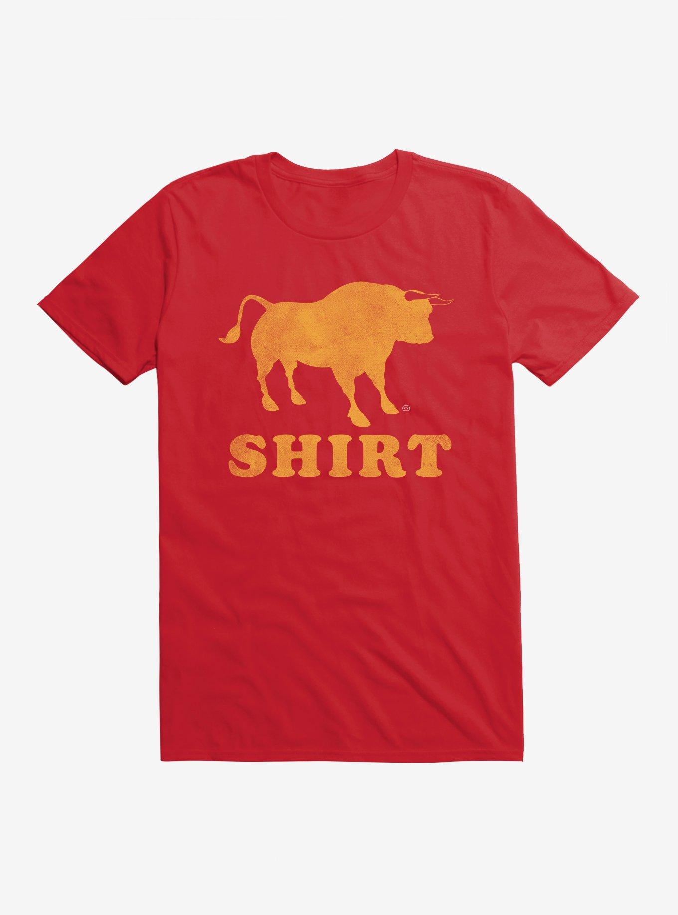 Bull Shirt T-Shirt, RED, hi-res