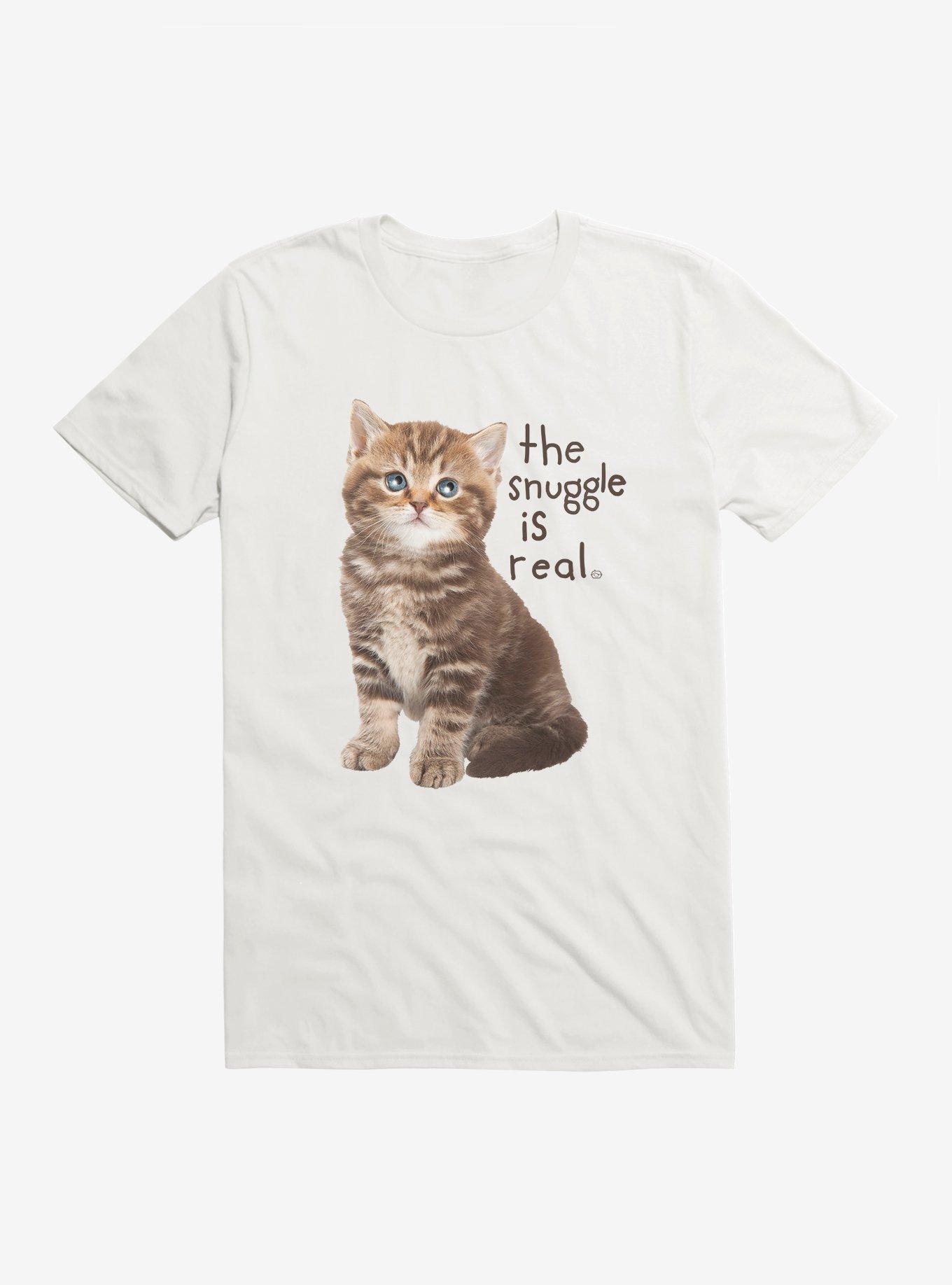 The Snuggle Is Real T-Shirt, WHITE, hi-res