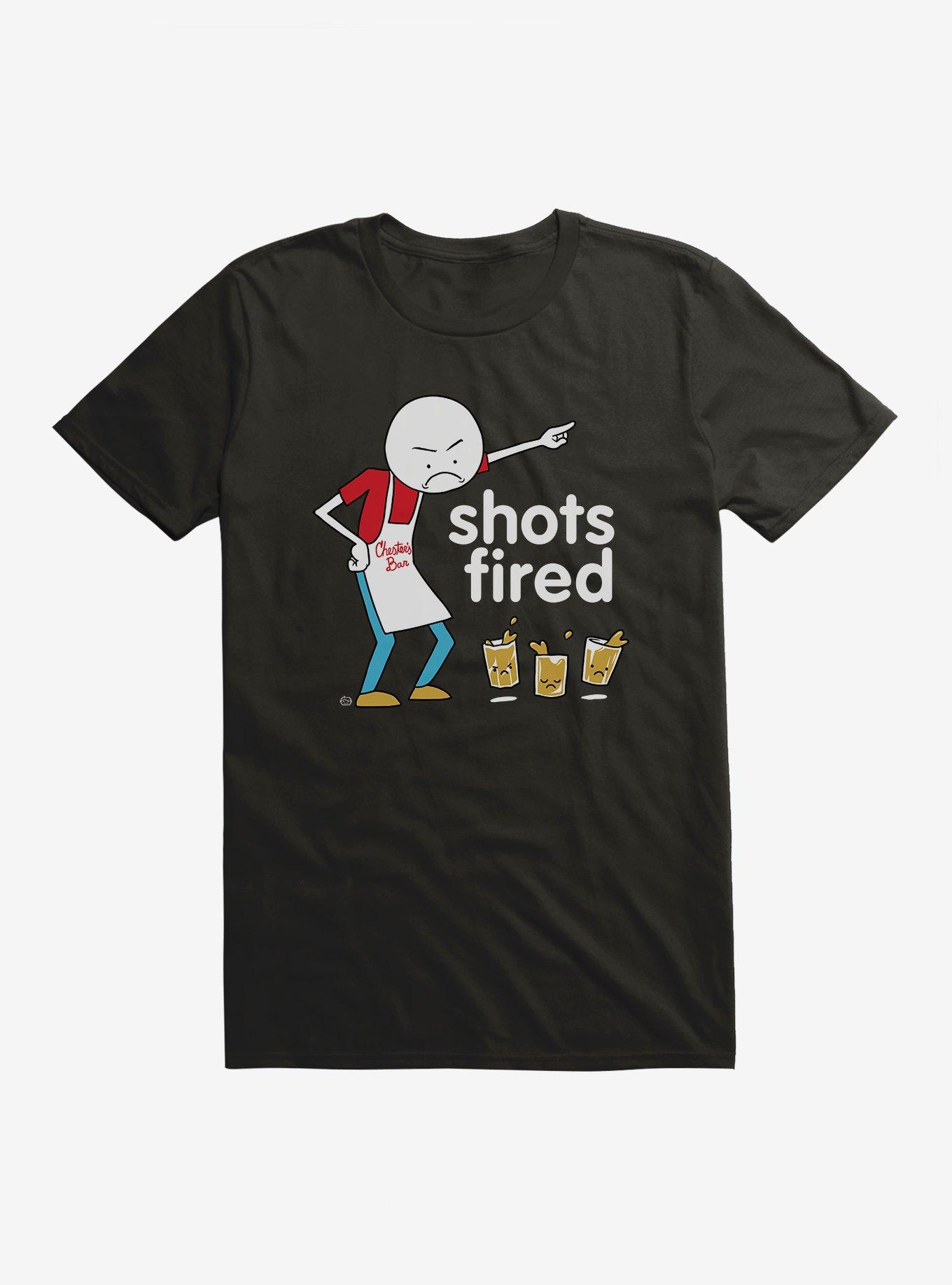 Shots Fired T-Shirt, BLACK, hi-res